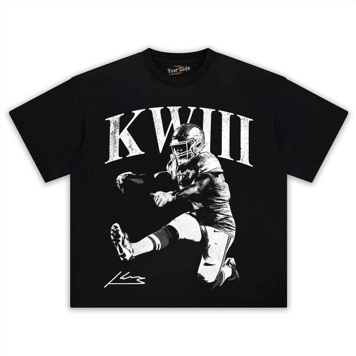 KENNETH WALKER III KANSAS CITY FOOTBALL SIGNATURE TANK TOP & TEE & LONG SLEEVE & LAYERED LS & HOODIE