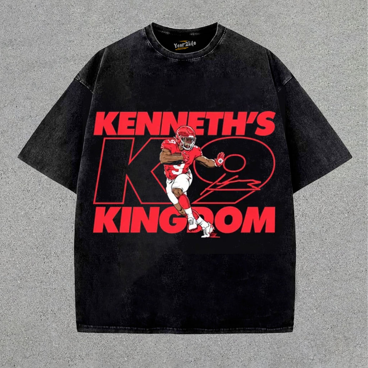 KENNETH WALKER III NAME NUMBER POSE TANK TOP & TEE & LONG SLEEVE & LAYERED LS & HOODIE