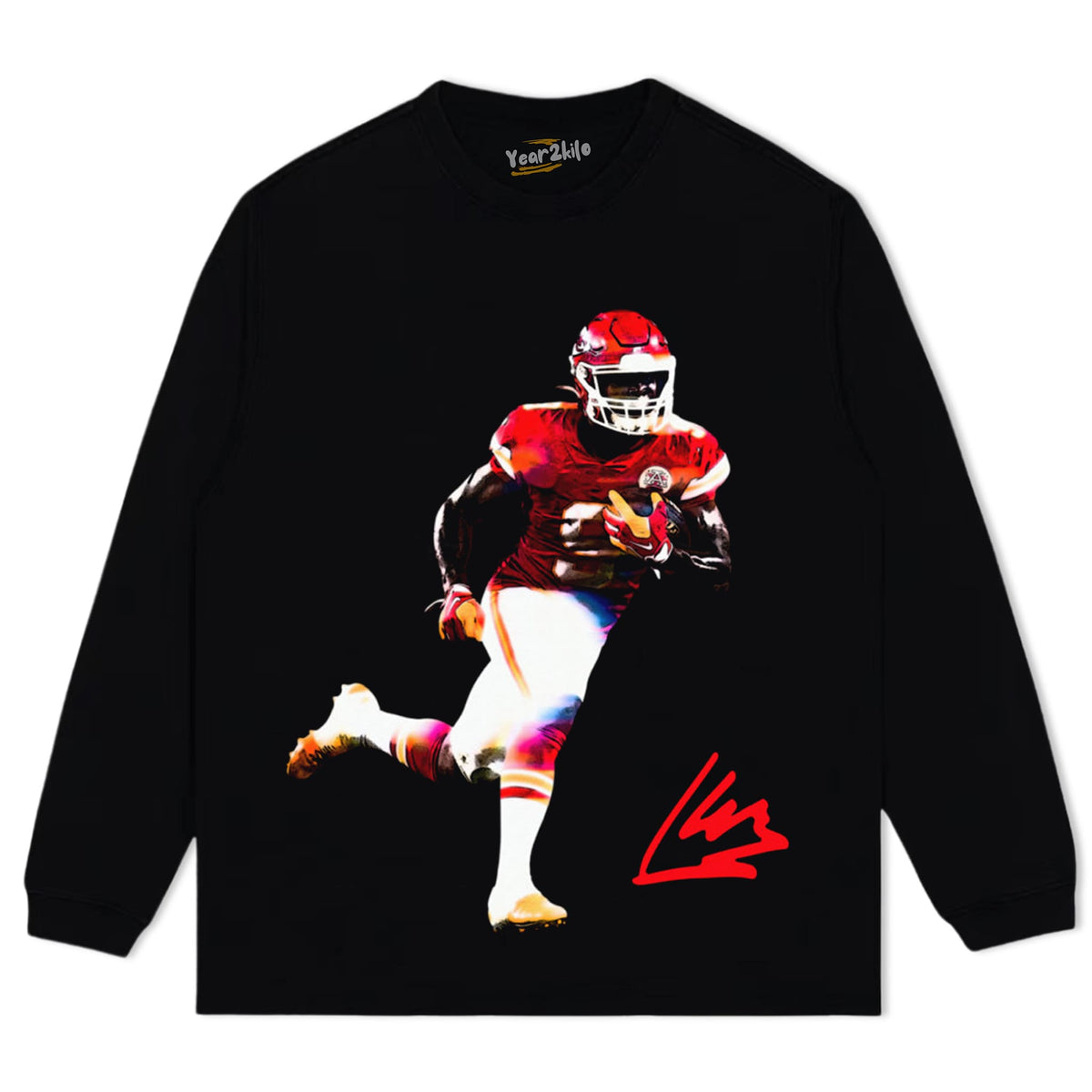 KENNETH WALKER III RUN CHIEFS FOOTBALL 2026 VINTAGE SIGNATURE TANK TOP & TEE & LONG SLEEVE & LAYERED LS & HOODIE