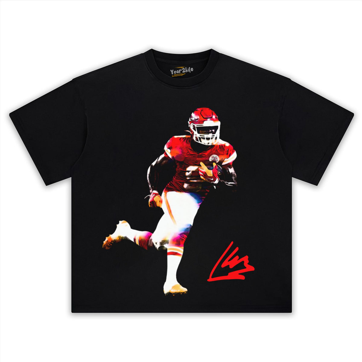 KENNETH WALKER III RUN CHIEFS FOOTBALL 2026 VINTAGE SIGNATURE TANK TOP & TEE & LONG SLEEVE & LAYERED LS & HOODIE