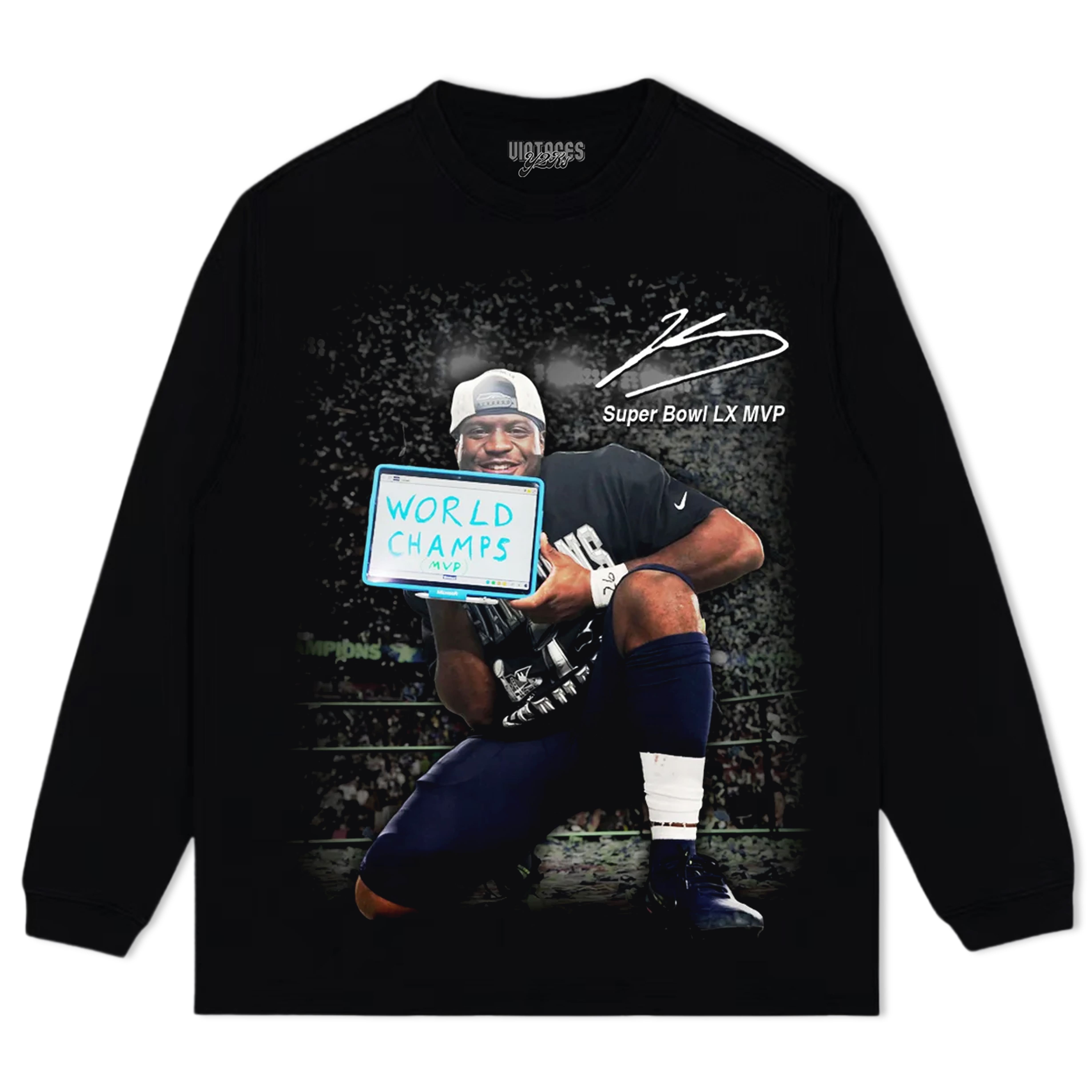 KENNETH WALKER III & SUPER BOWL LX MVP V3 TEE & LS & HOODIE