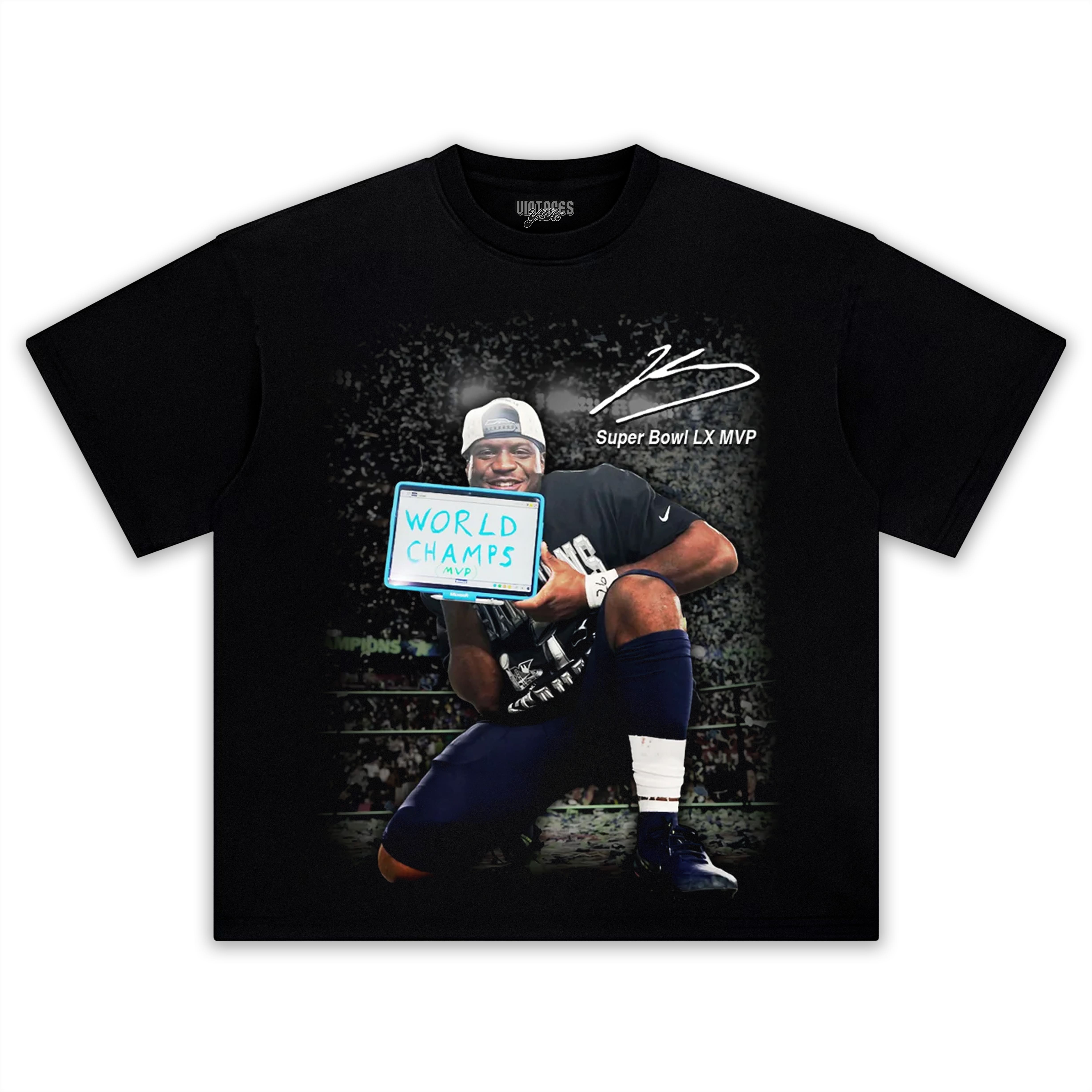 KENNETH WALKER III & SUPER BOWL LX MVP V3 TEE & LS & HOODIE