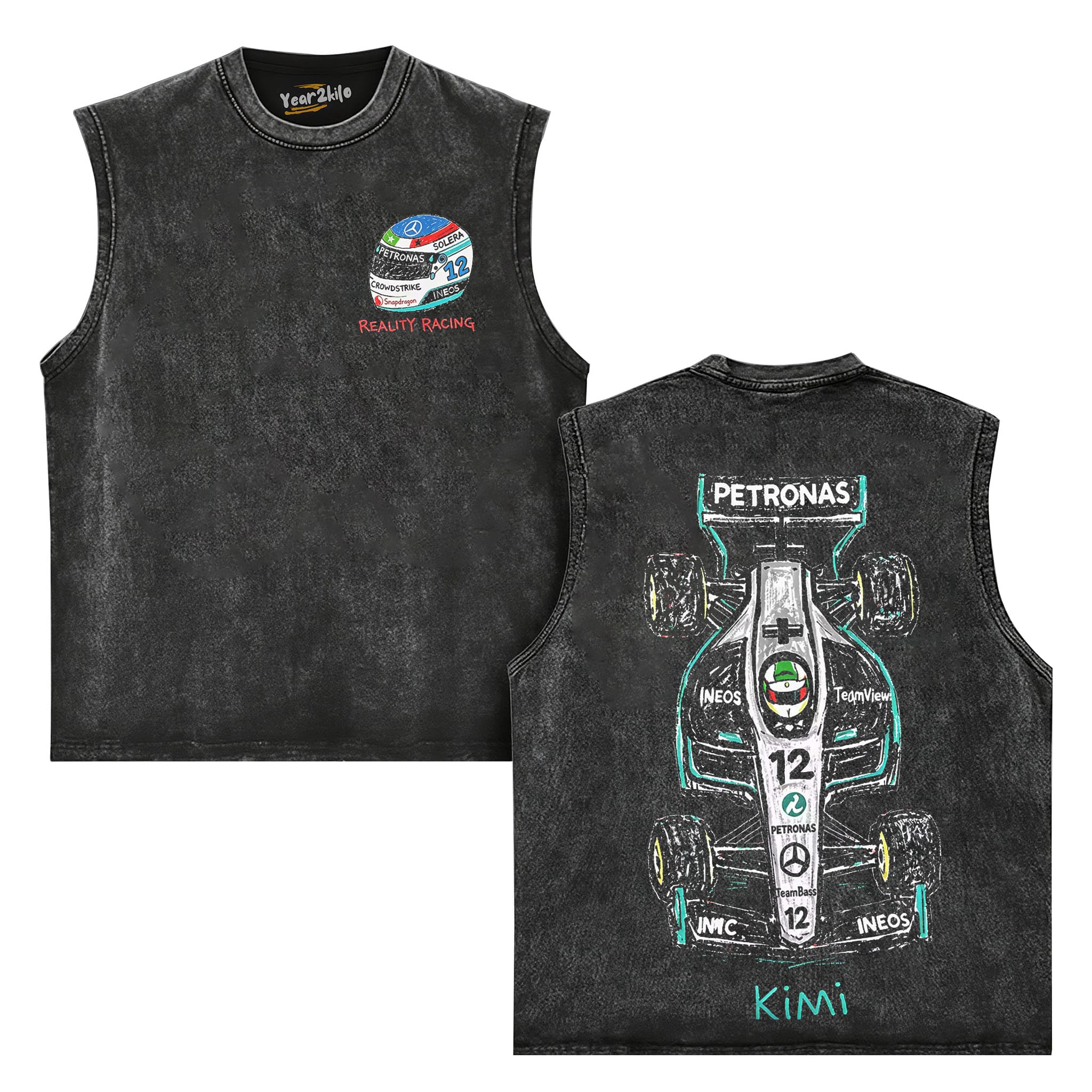 KIMI ANTONELLI F1 RACING TANK TOP & TEE & LONG SLEEVE & LAYERED LS & HOODIE