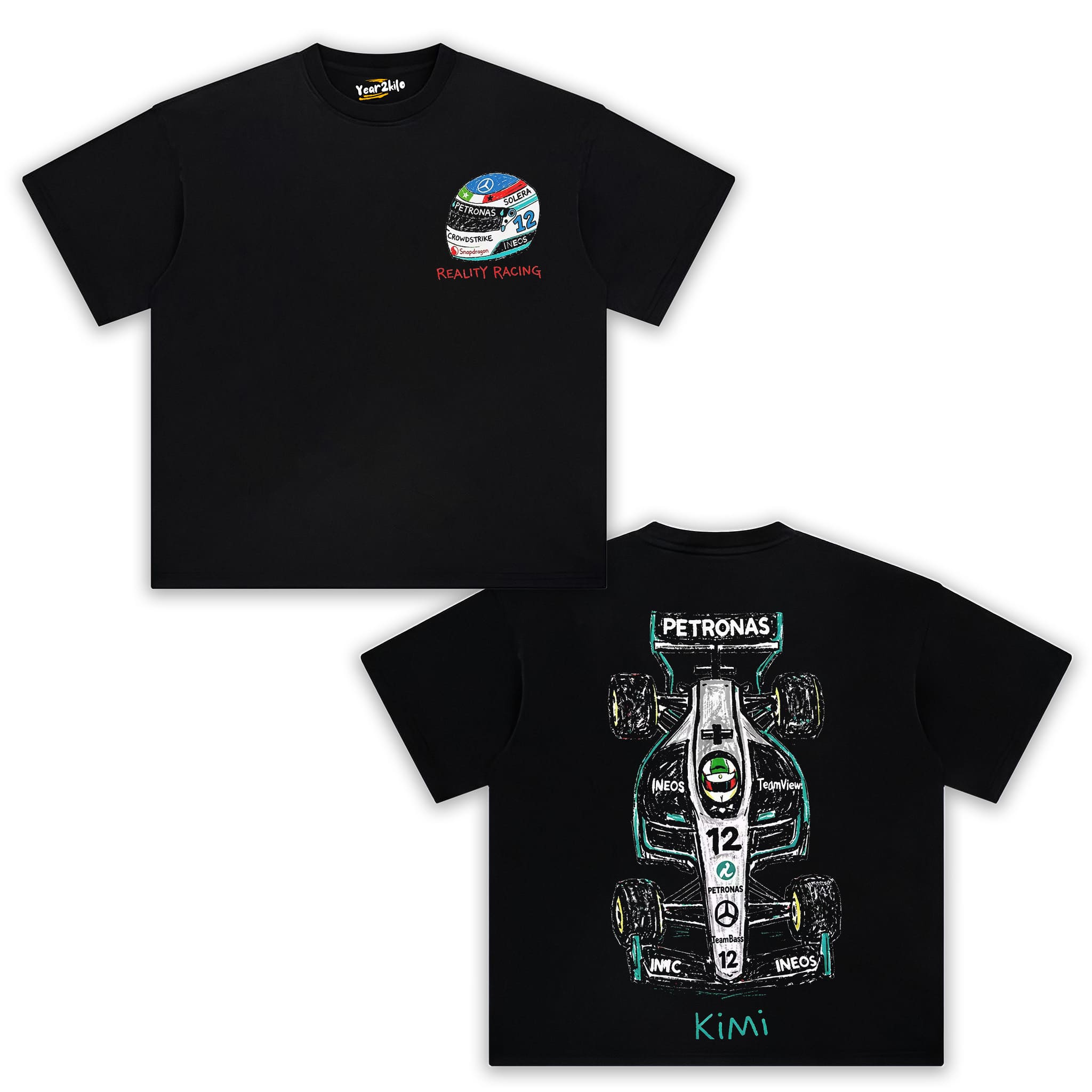 KIMI ANTONELLI F1 RACING TANK TOP & TEE & LONG SLEEVE & LAYERED LS & HOODIE