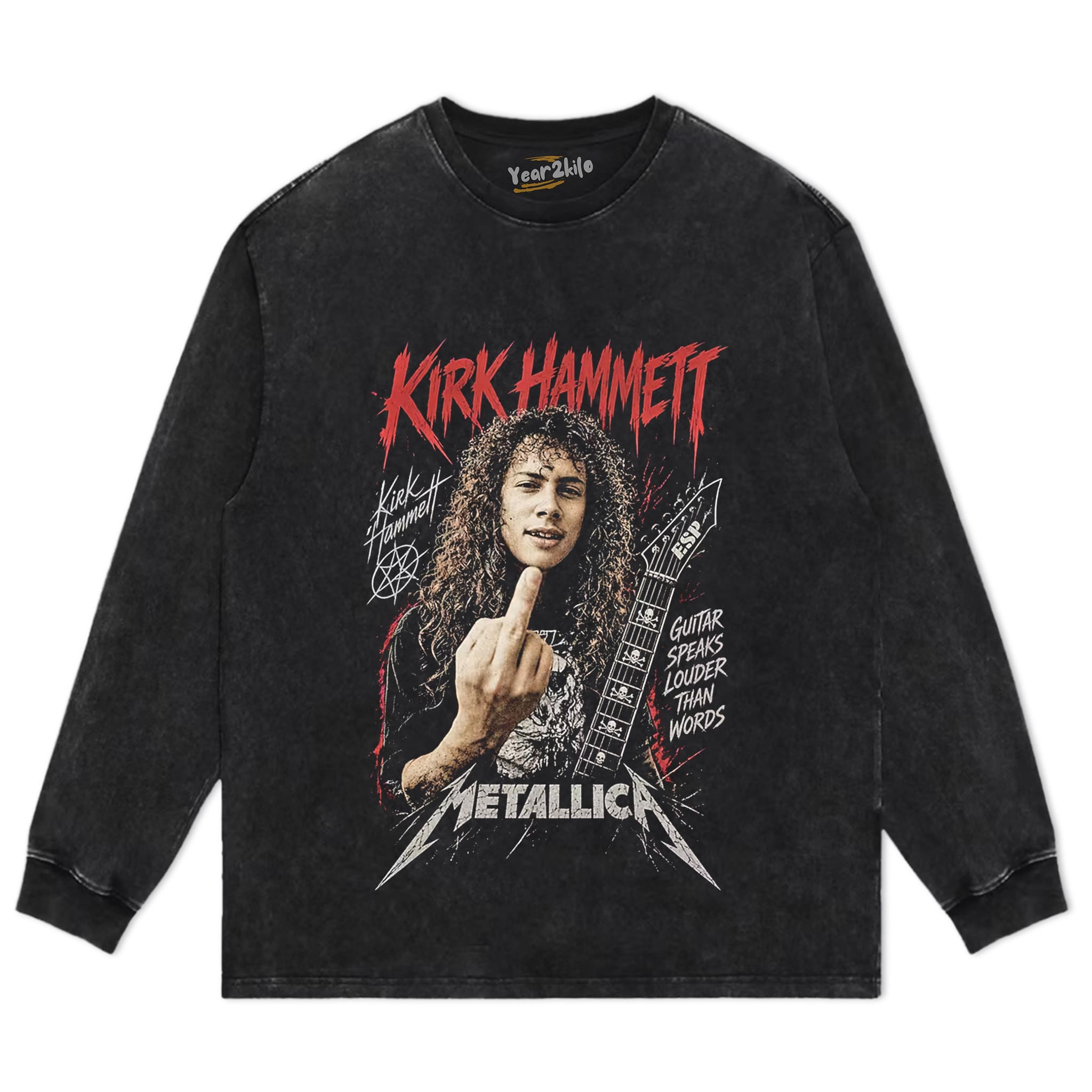 KIRK HAMMETT TANK TOP & TEE & LONG SLEEVE & LAYERED LS & HOODIE