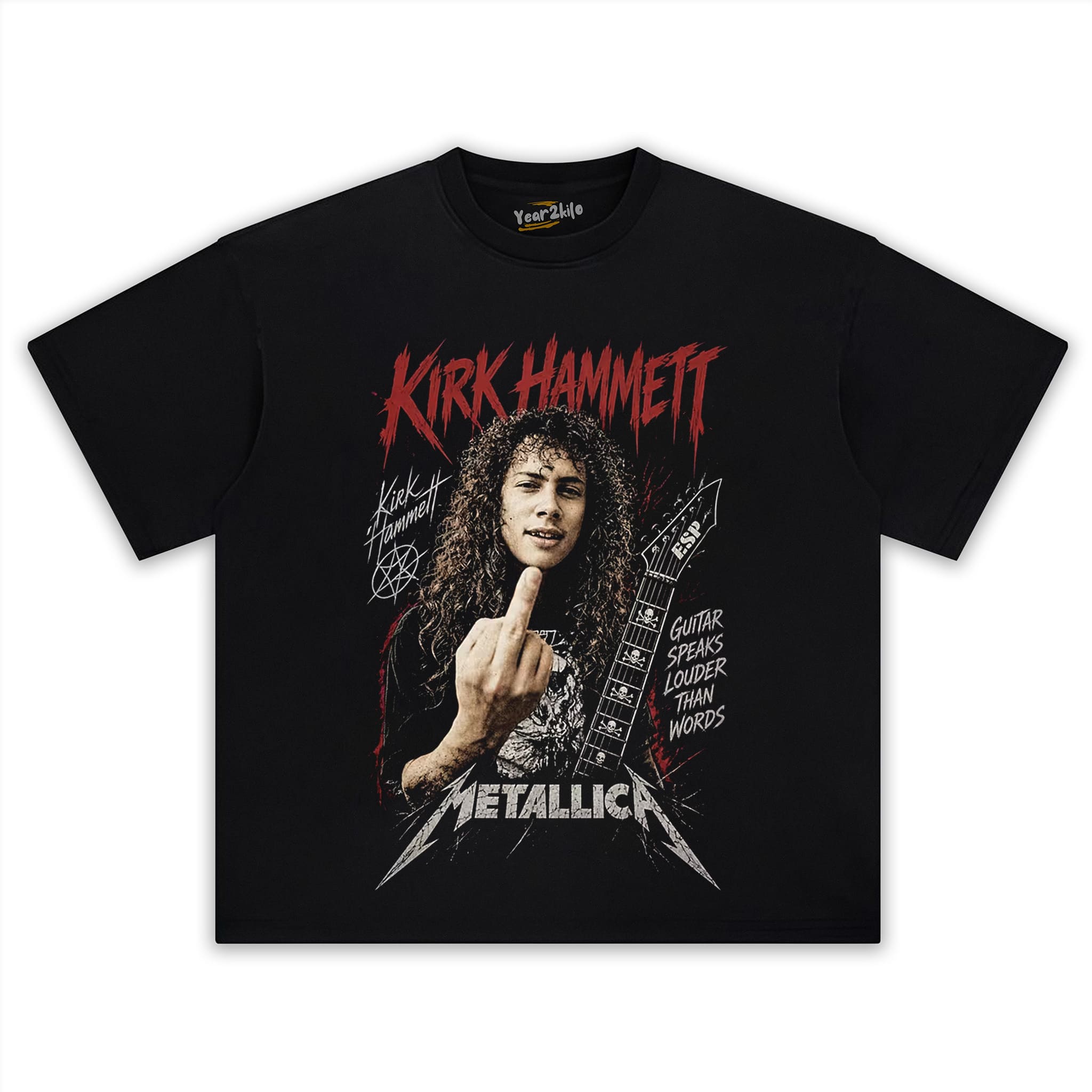 KIRK HAMMETT TANK TOP & TEE & LONG SLEEVE & LAYERED LS & HOODIE