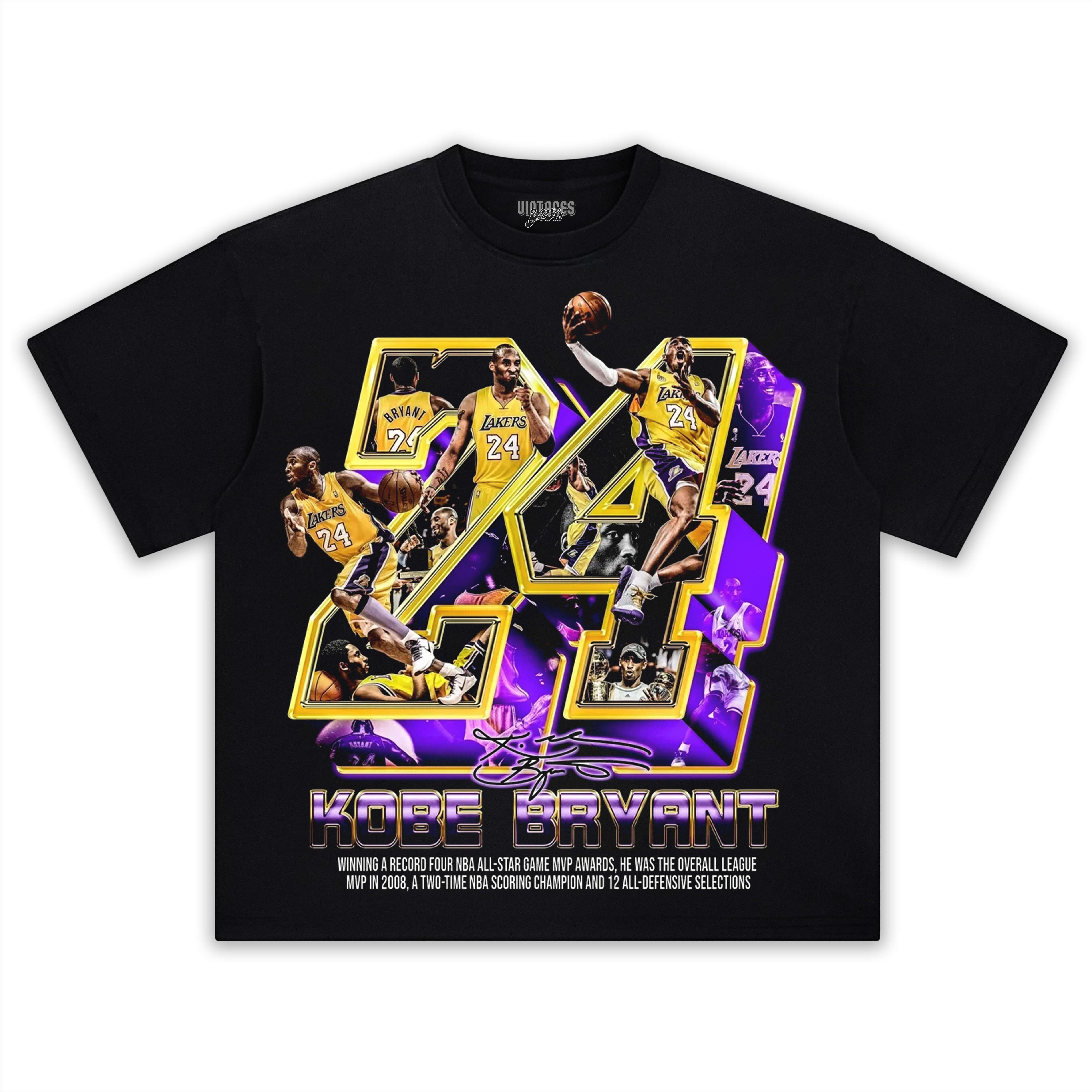 KOBE BRYANT BLACK MAMBA VINTAGE TEE & LS & HOODIE