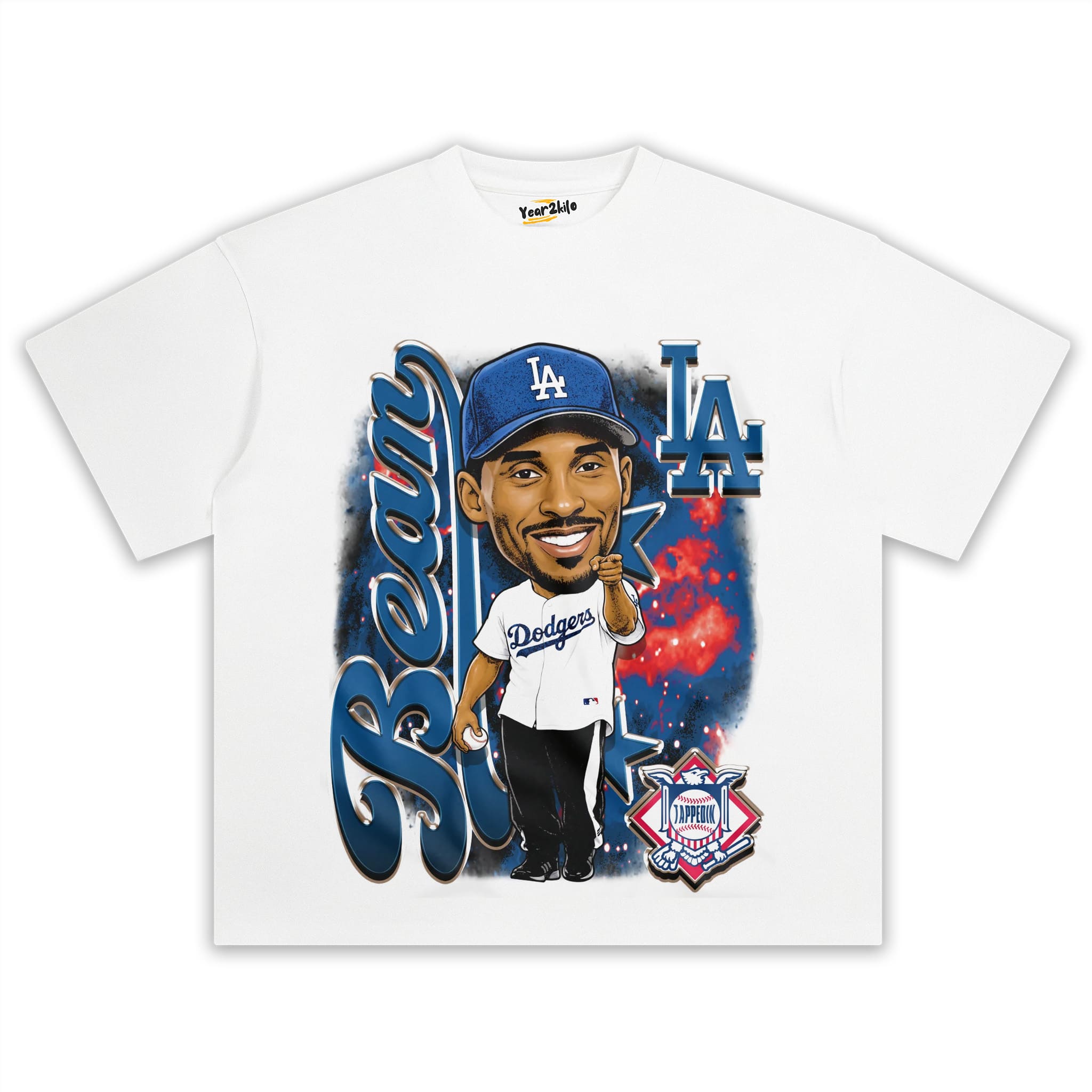 KOBE DODGERS BIG HEAD TANK TOP & TEE & LONG SLEEVE & LAYERED LS & HOODIE