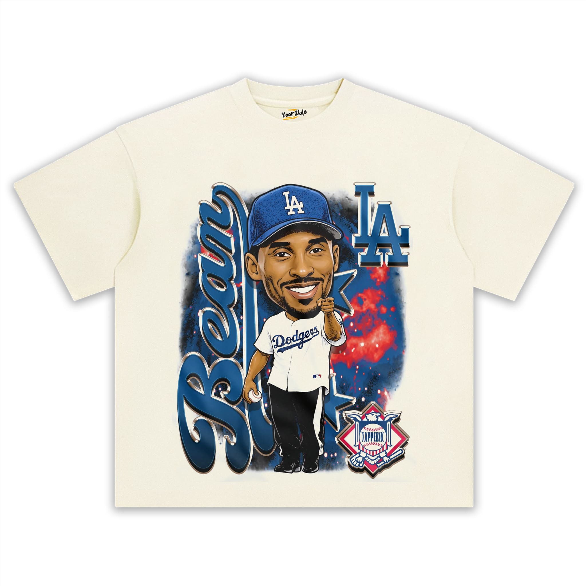 KOBE DODGERS BIG HEAD TANK TOP & TEE & LONG SLEEVE & LAYERED LS & HOODIE