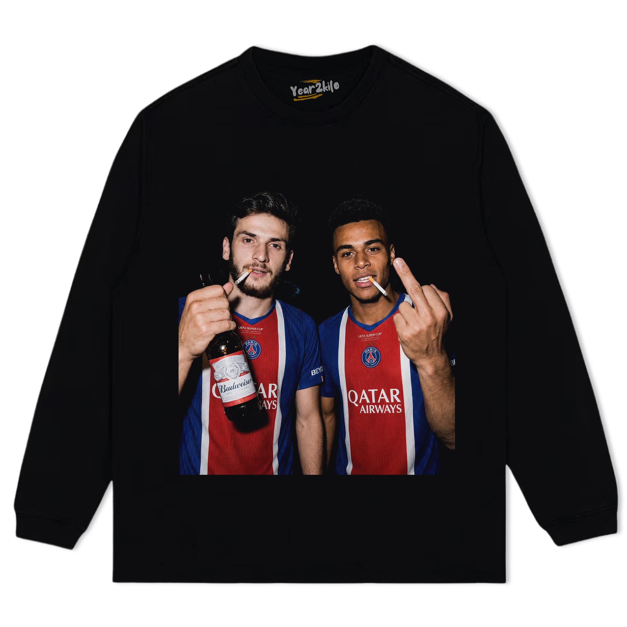 KVARATSKHELIA & DÉSIRÉ DOUÉ TANK TOP & TEE & LONG SLEEVE & LAYERED LS & HOODIE