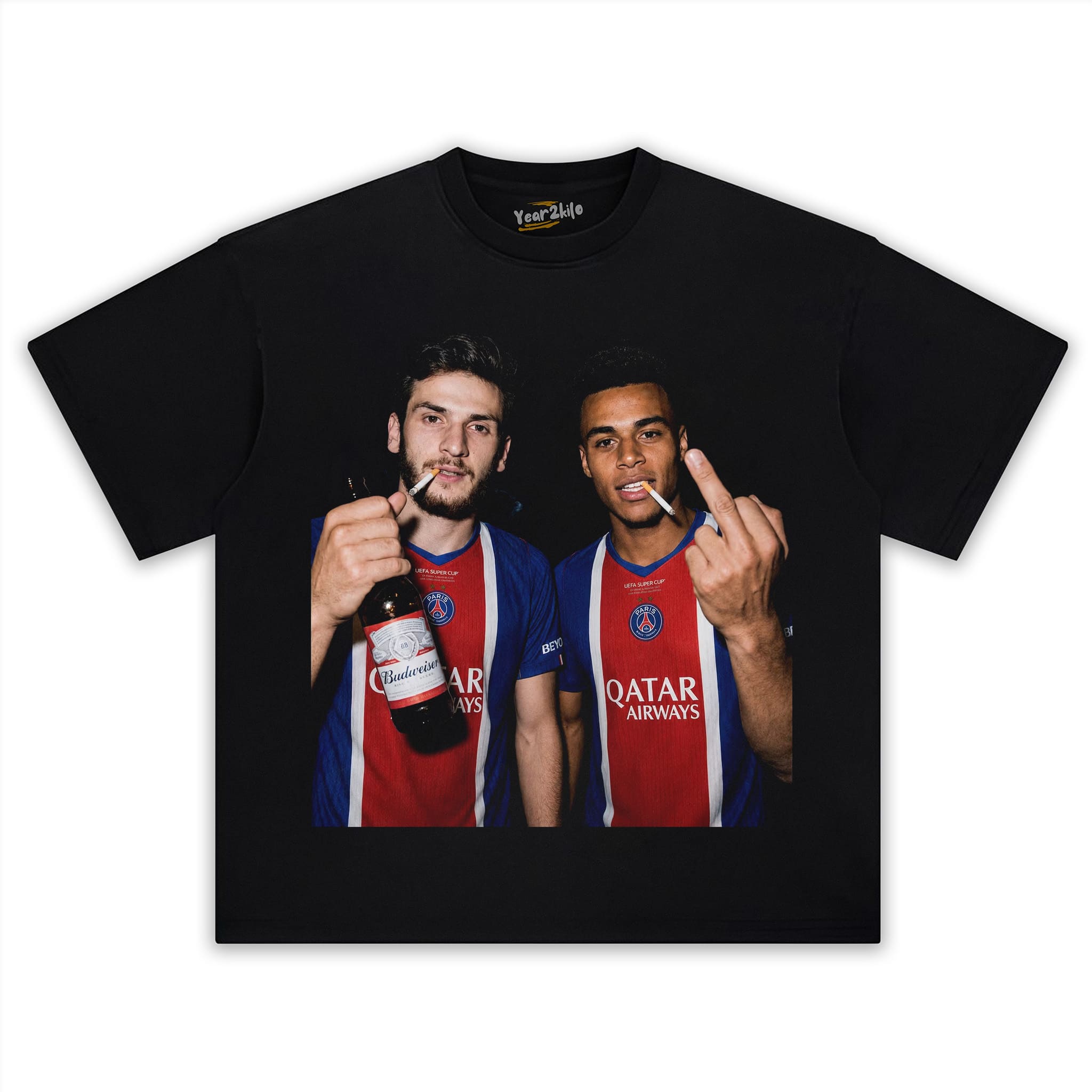 KVARATSKHELIA & DÉSIRÉ DOUÉ TANK TOP & TEE & LONG SLEEVE & LAYERED LS & HOODIE