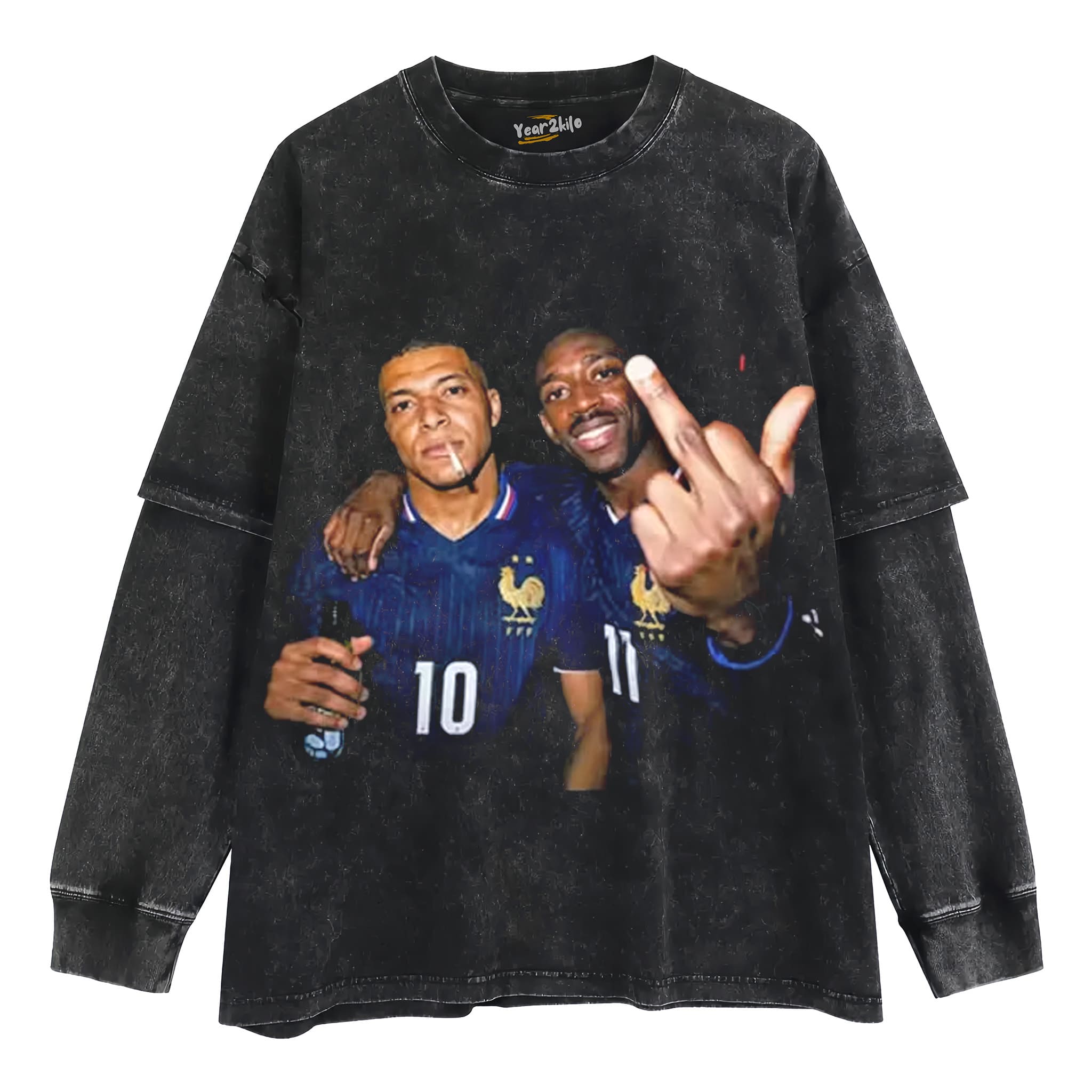 KYLIAN MBAPPÉ & OUSMANE DEMBÉLÉ FRANCE 2026 TANK TOP & TEE & LONG SLEEVE & LAYERED LS & HOODIE