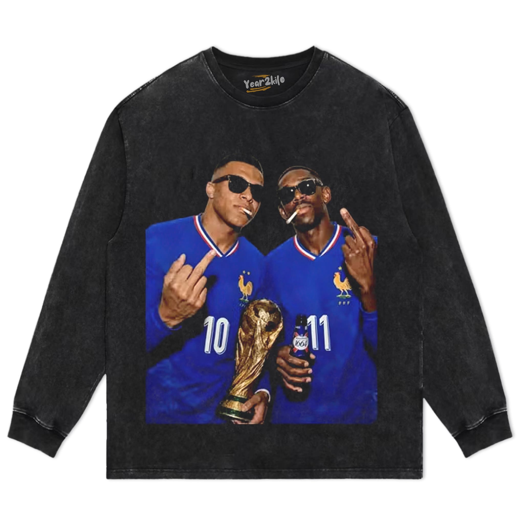 KYLIAN MBAPPÉ & OUSMANE DEMBÉLÉ FRANCE 2026 V2 TANK TOP & TEE & LONG SLEEVE & LAYERED LS & HOODIE