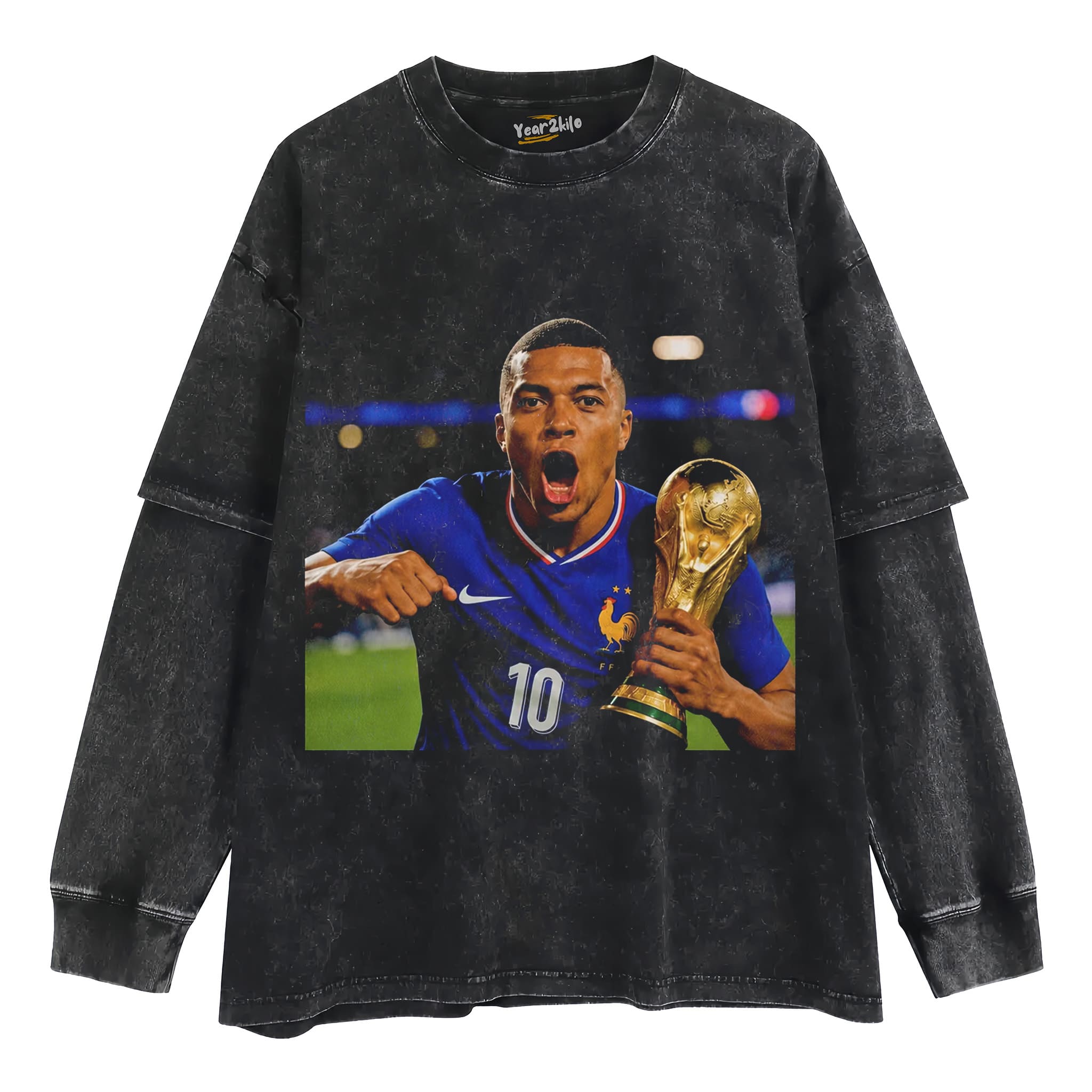 KYLIAN MBAPPÉ 2026 VINTAGE V2 TANK TOP & TEE & LONG SLEEVE & LAYERED LS & HOODIE