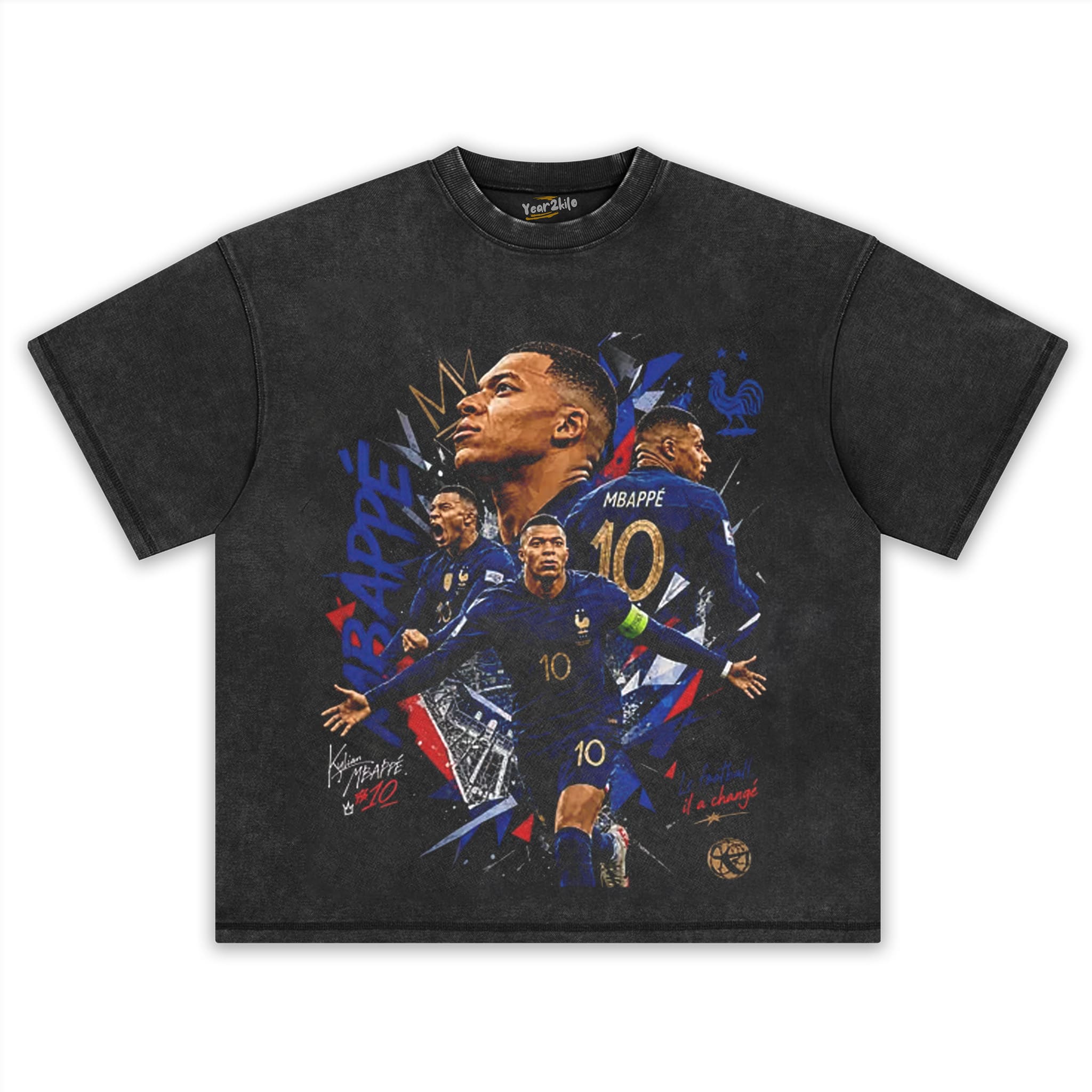 KYLIAN MBAPPÉ FRANCE 2026 WORLD CUP VINTAGE TANK TOP & TEE & LONG SLEEVE & LAYERED LS & HOODIE