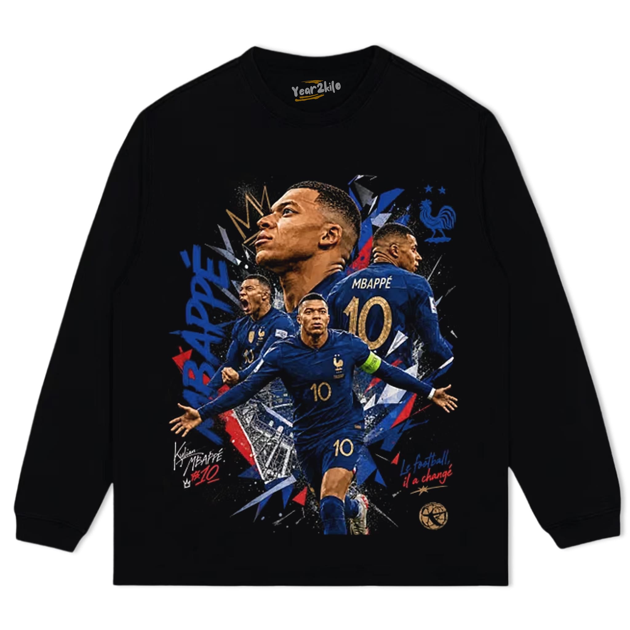 KYLIAN MBAPPÉ FRANCE 2026 WORLD CUP VINTAGE TANK TOP & TEE & LONG SLEEVE & LAYERED LS & HOODIE