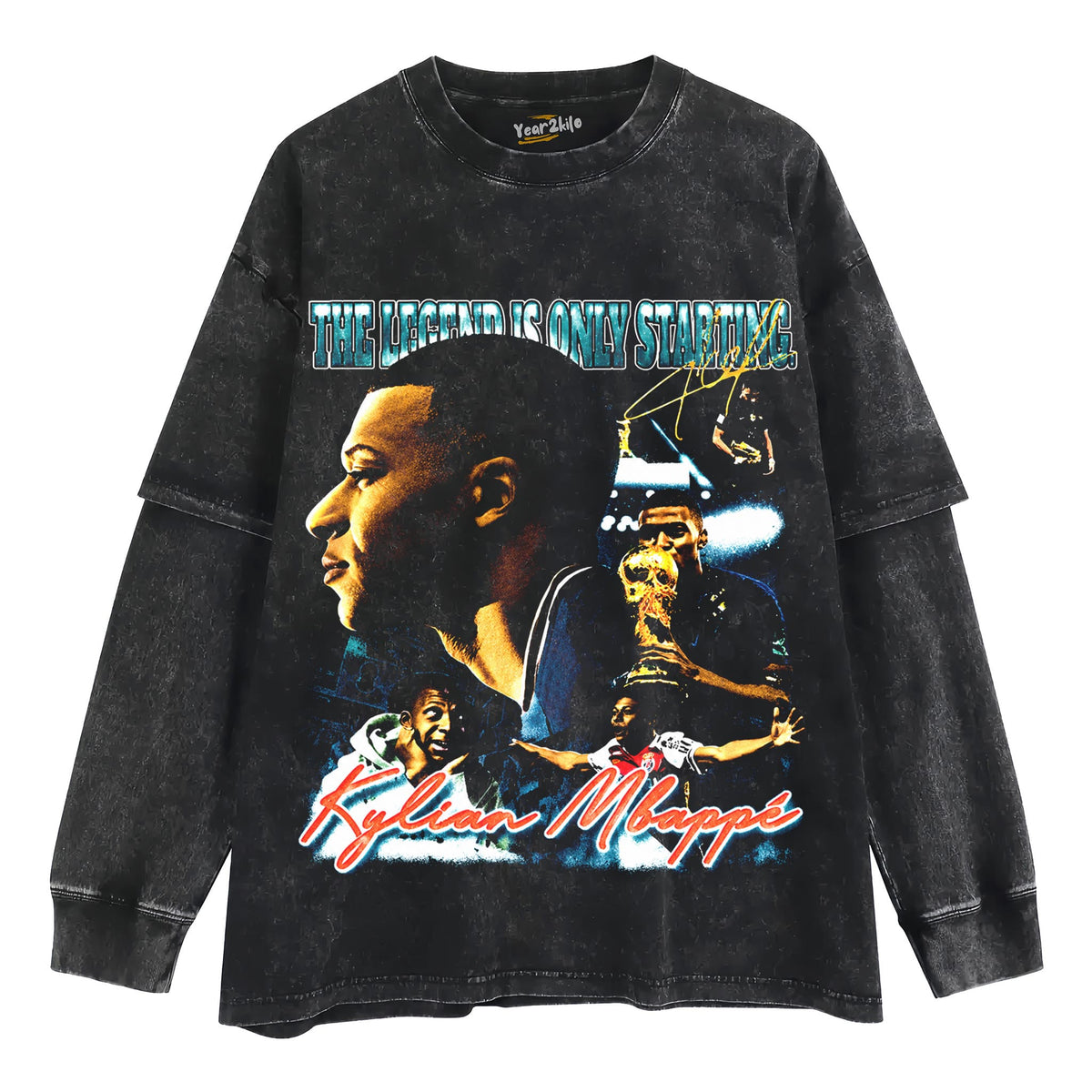 KYLIAN MBAPPÉ UNISEX TANK TOP & TEE & LONG SLEEVE & LAYERED LS & HOODIE