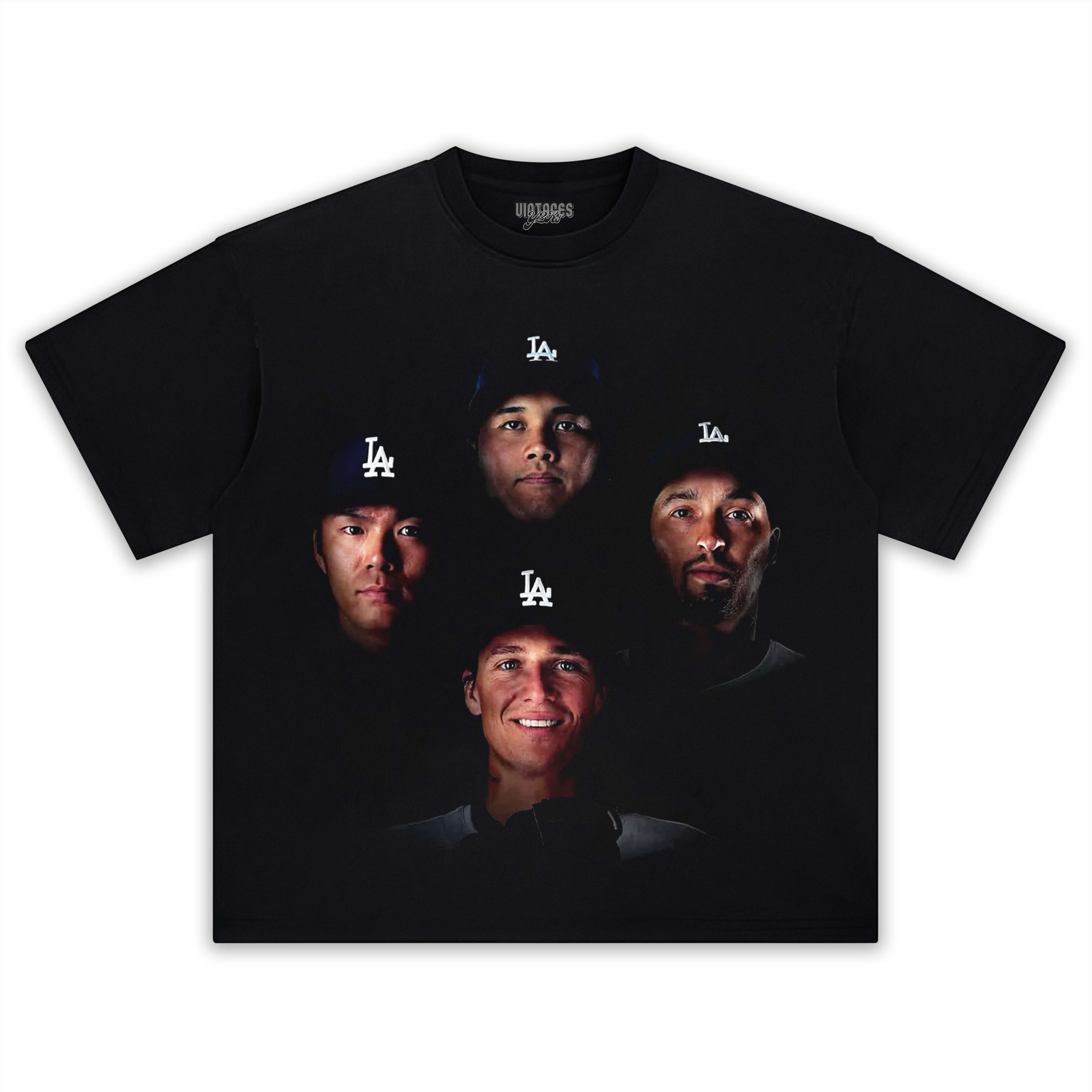 LA DODGERS FOUR TEE & LS & HOODIE