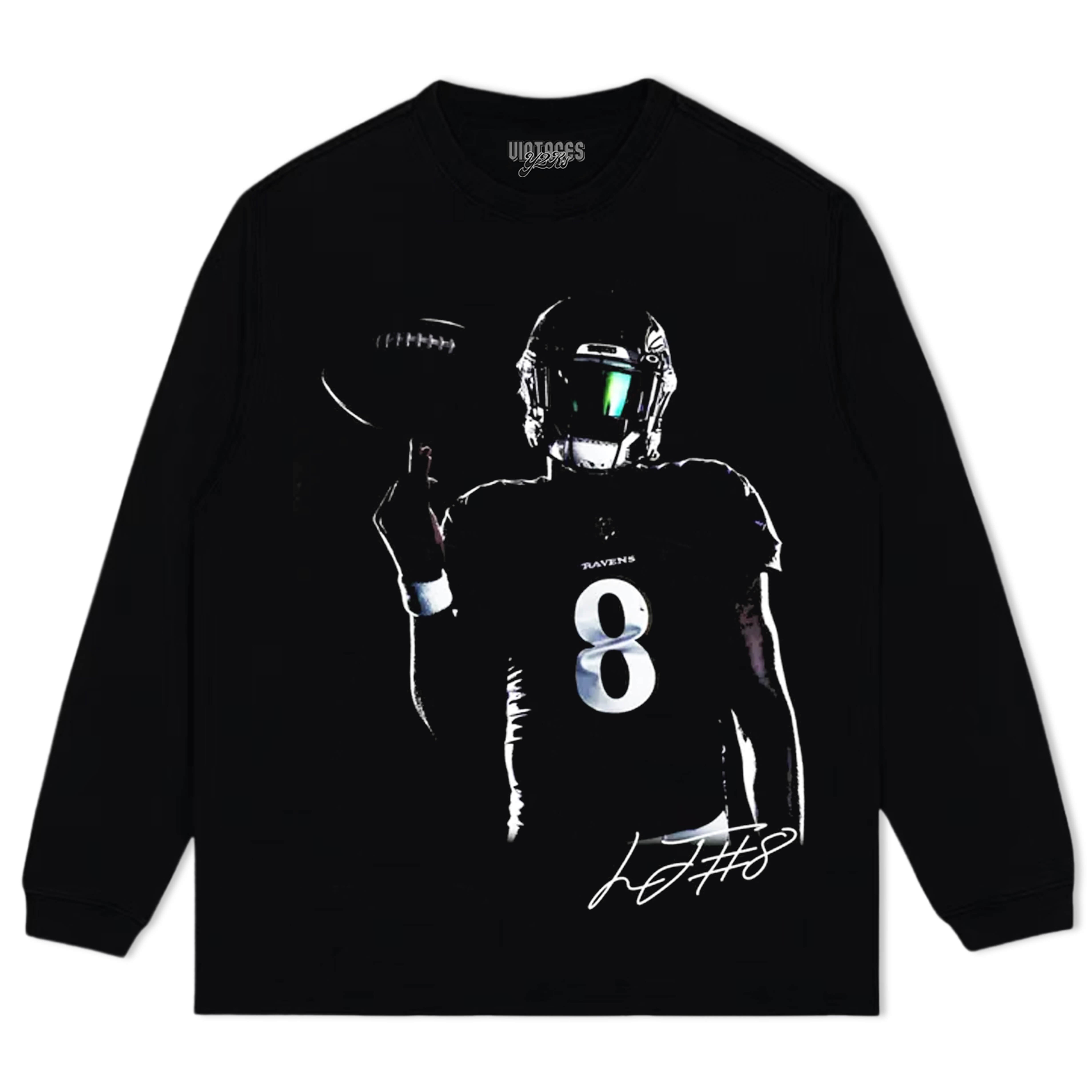 LAMAR JACKSON & RAVENS 90S VINTAGE TEE & LS & HOODIE