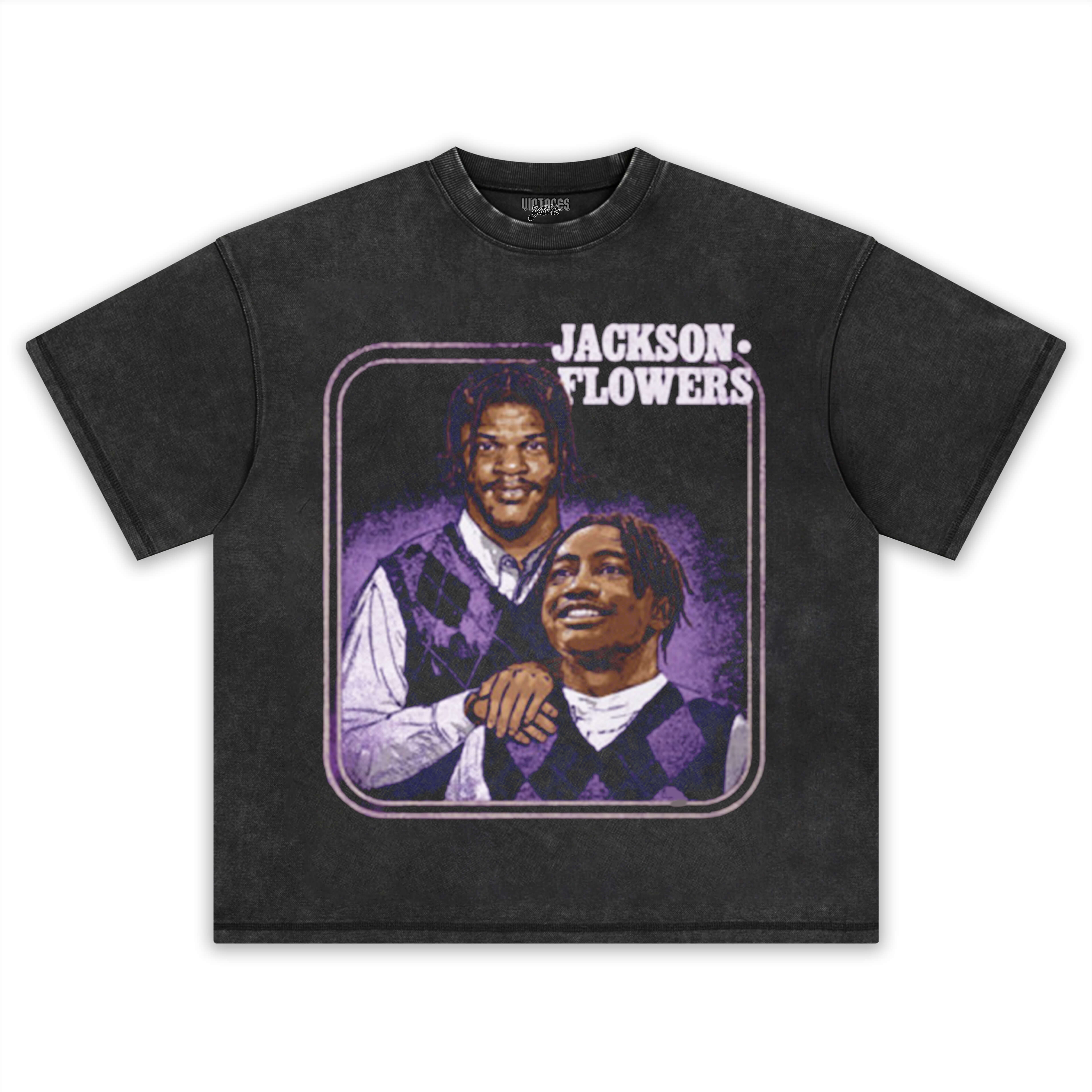 LAMAR JR. & ZAY FLOWERS BALTIMORE STEP BROTHERS TEE & LS & HOODIE