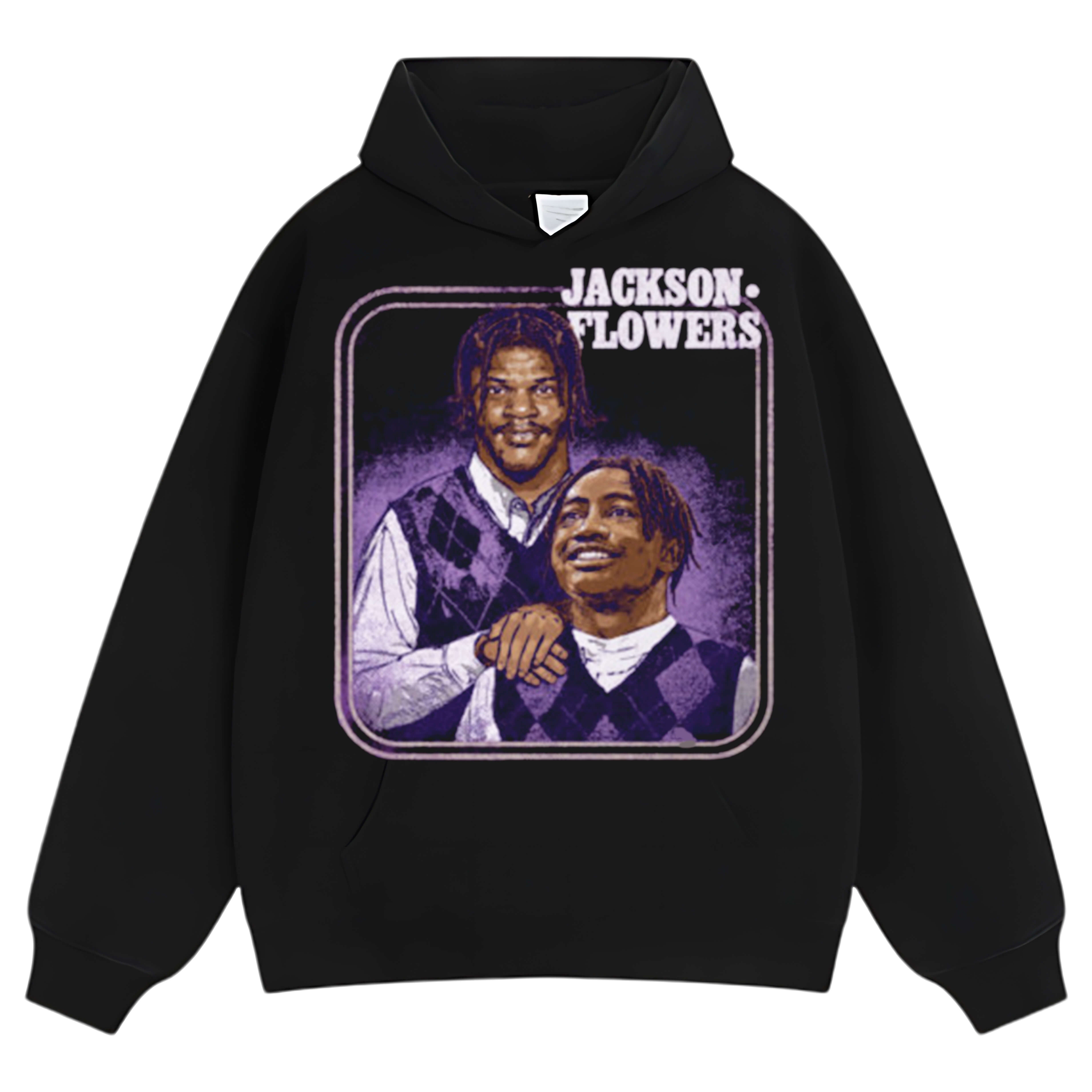 LAMAR JR. & ZAY FLOWERS BALTIMORE STEP BROTHERS TEE & LS & HOODIE
