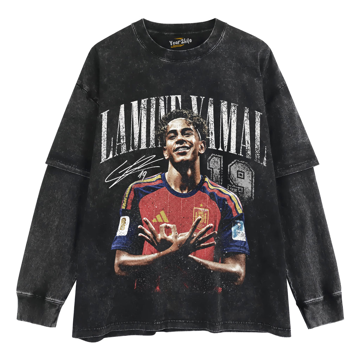 LAMINE YAMAL VINTAGE 2026 TANK TOP & TEE & LONG SLEEVE & LAYERED LS & HOODIE