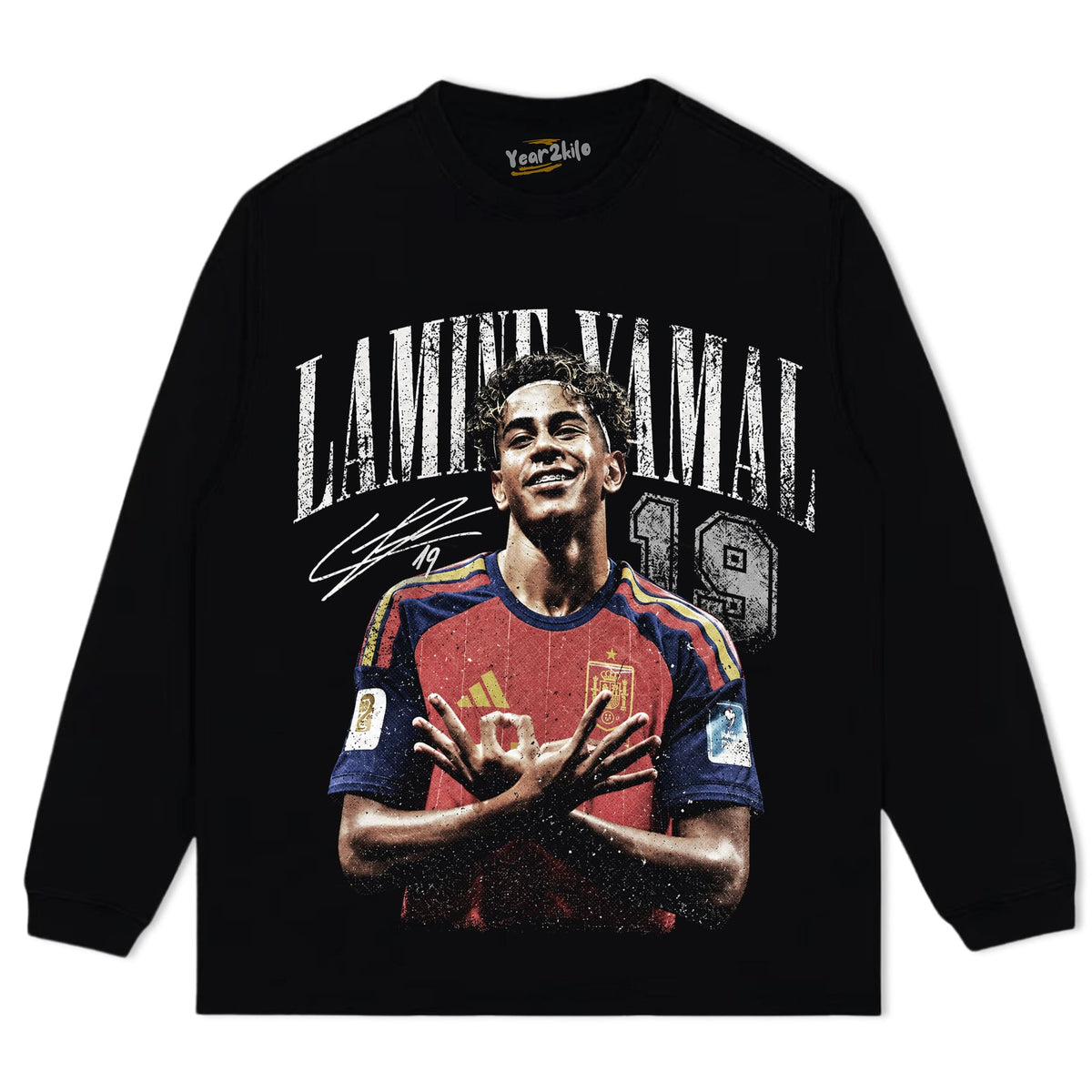 LAMINE YAMAL VINTAGE 2026 TANK TOP & TEE & LONG SLEEVE & LAYERED LS & HOODIE