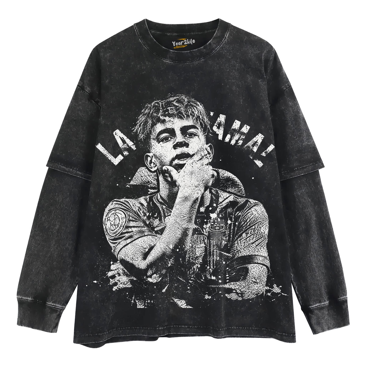 LAMINE YAMAL VINTAGE V2 2026 TANK TOP & TEE & LONG SLEEVE & LAYERED LS & HOODIE