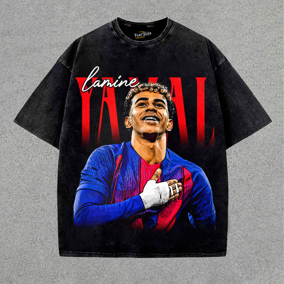 LAMINE YAMAL VINTAGE V3 2026 TANK TOP & TEE & LONG SLEEVE & LAYERED LS & HOODIE