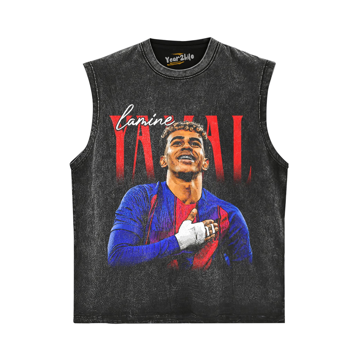 LAMINE YAMAL VINTAGE V3 2026 TANK TOP & TEE & LONG SLEEVE & LAYERED LS & HOODIE