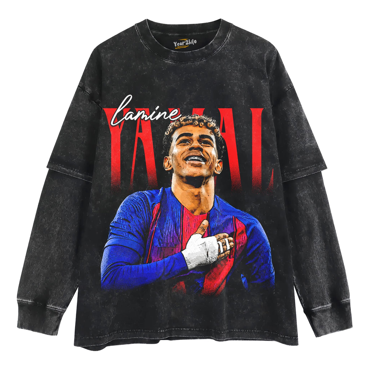 LAMINE YAMAL VINTAGE V3 2026 TANK TOP & TEE & LONG SLEEVE & LAYERED LS & HOODIE