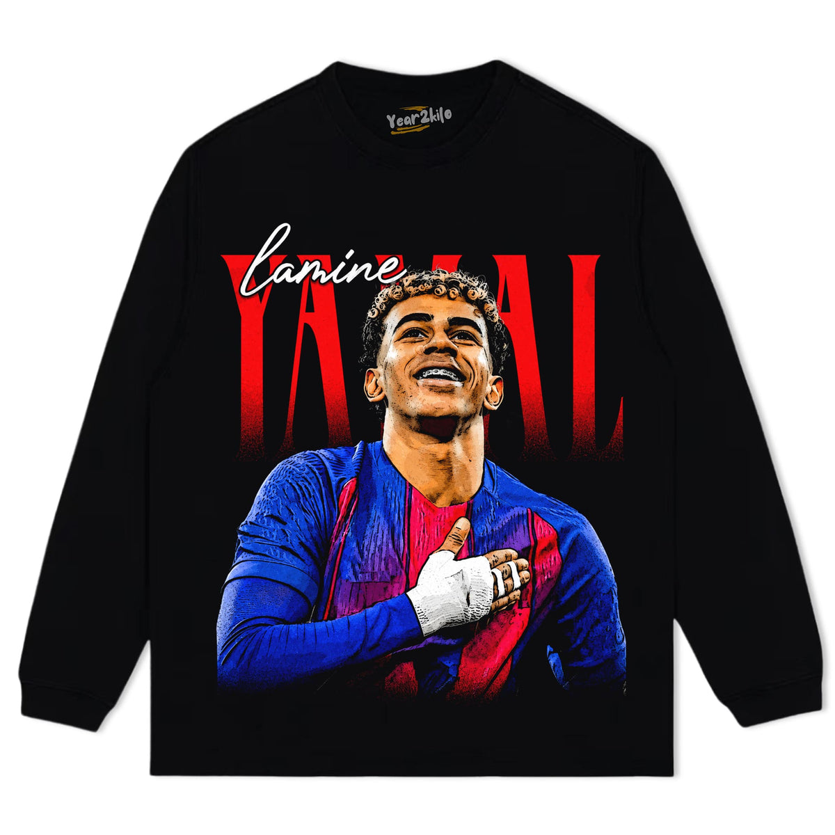LAMINE YAMAL VINTAGE V3 2026 TANK TOP & TEE & LONG SLEEVE & LAYERED LS & HOODIE