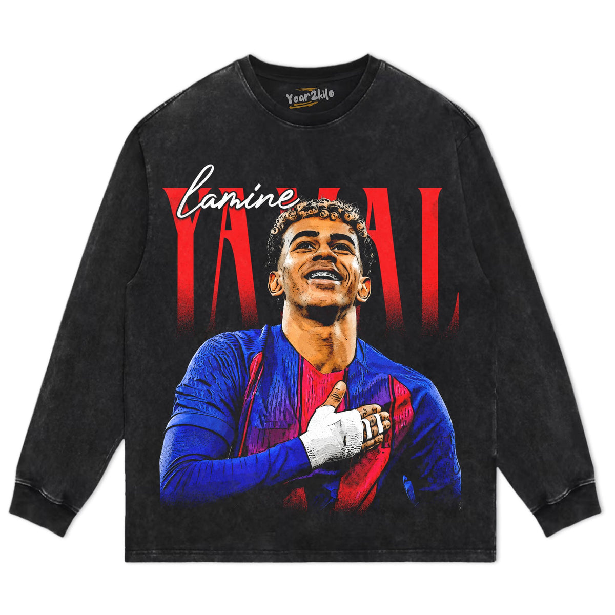 LAMINE YAMAL VINTAGE V3 2026 TANK TOP & TEE & LONG SLEEVE & LAYERED LS & HOODIE