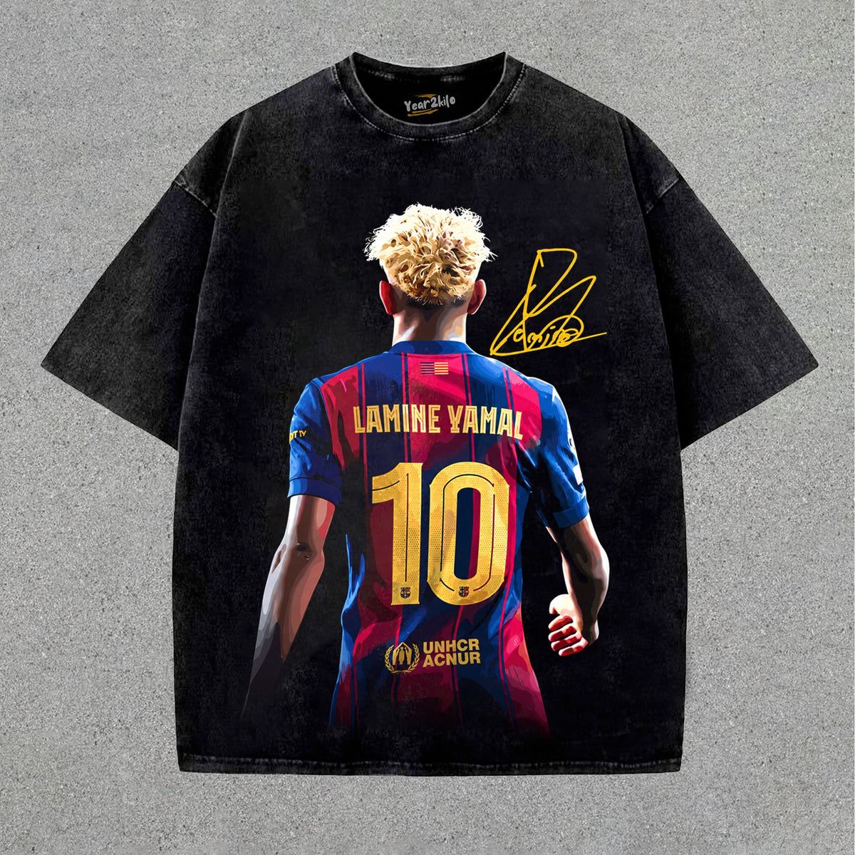 LAMINE YAMAL VINTAGE V4 2026 TANK TOP & TEE & LONG SLEEVE & LAYERED LS & HOODIE