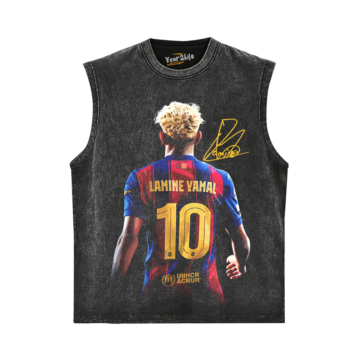 LAMINE YAMAL VINTAGE V4 2026 TANK TOP & TEE & LONG SLEEVE & LAYERED LS & HOODIE