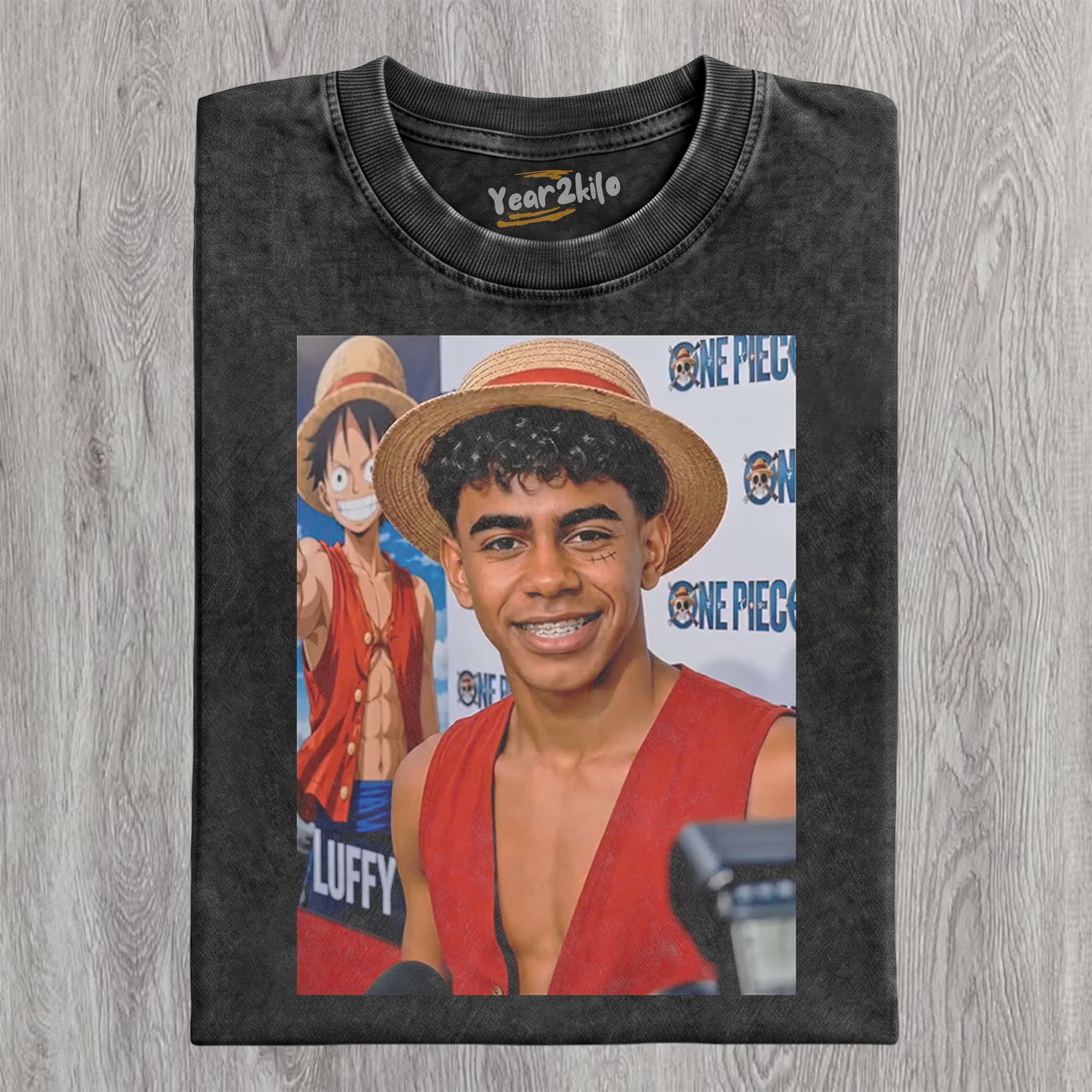 LAMINE YAMAL × LUFFY ONE PIECE GRAPHIC TANK TOP & TEE & LONG SLEEVE & LAYERED LS & HOODIE