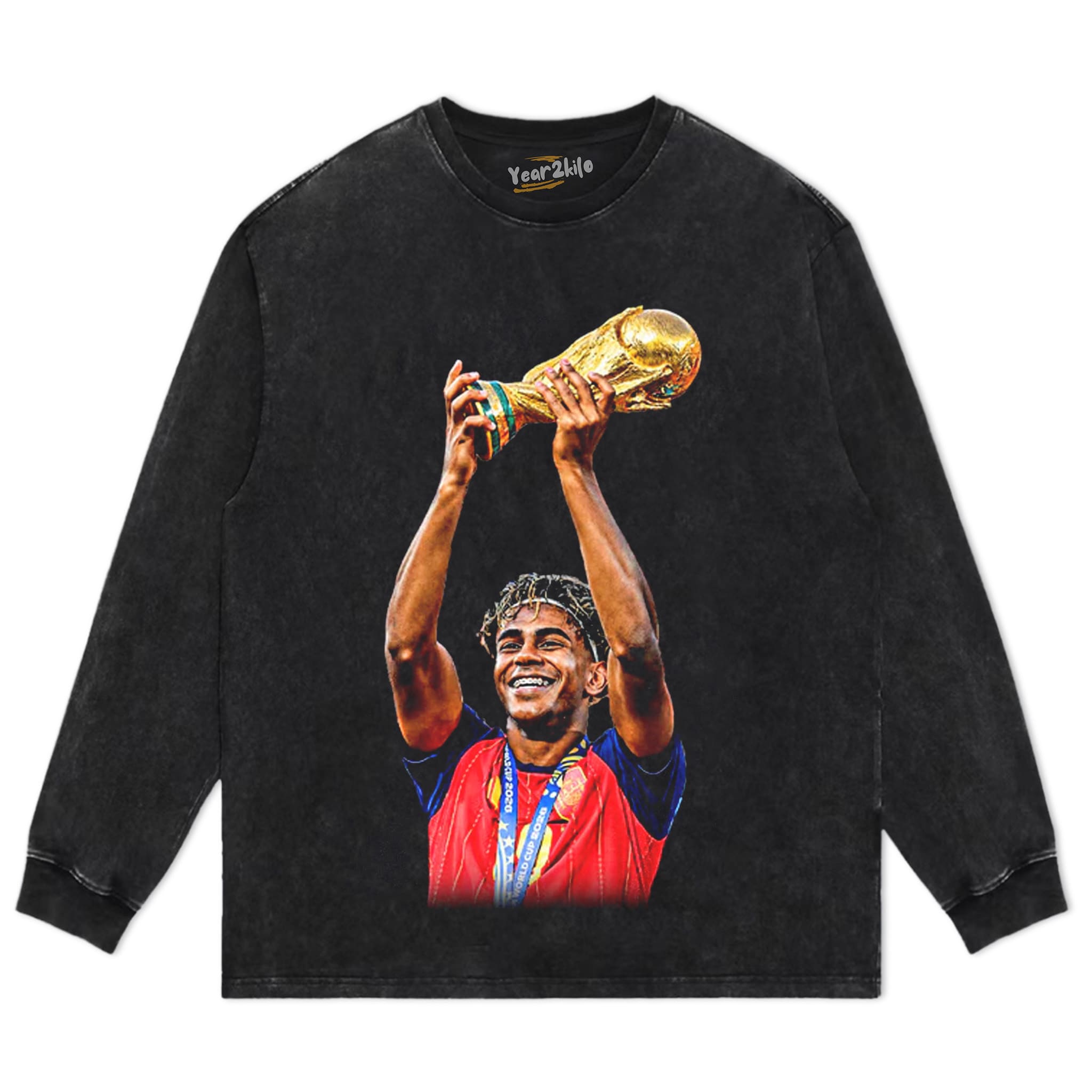 LAMINE YAMAL - CROWNED TANK TOP & TEE & LONG SLEEVE & LAYERED LS & HOODIE