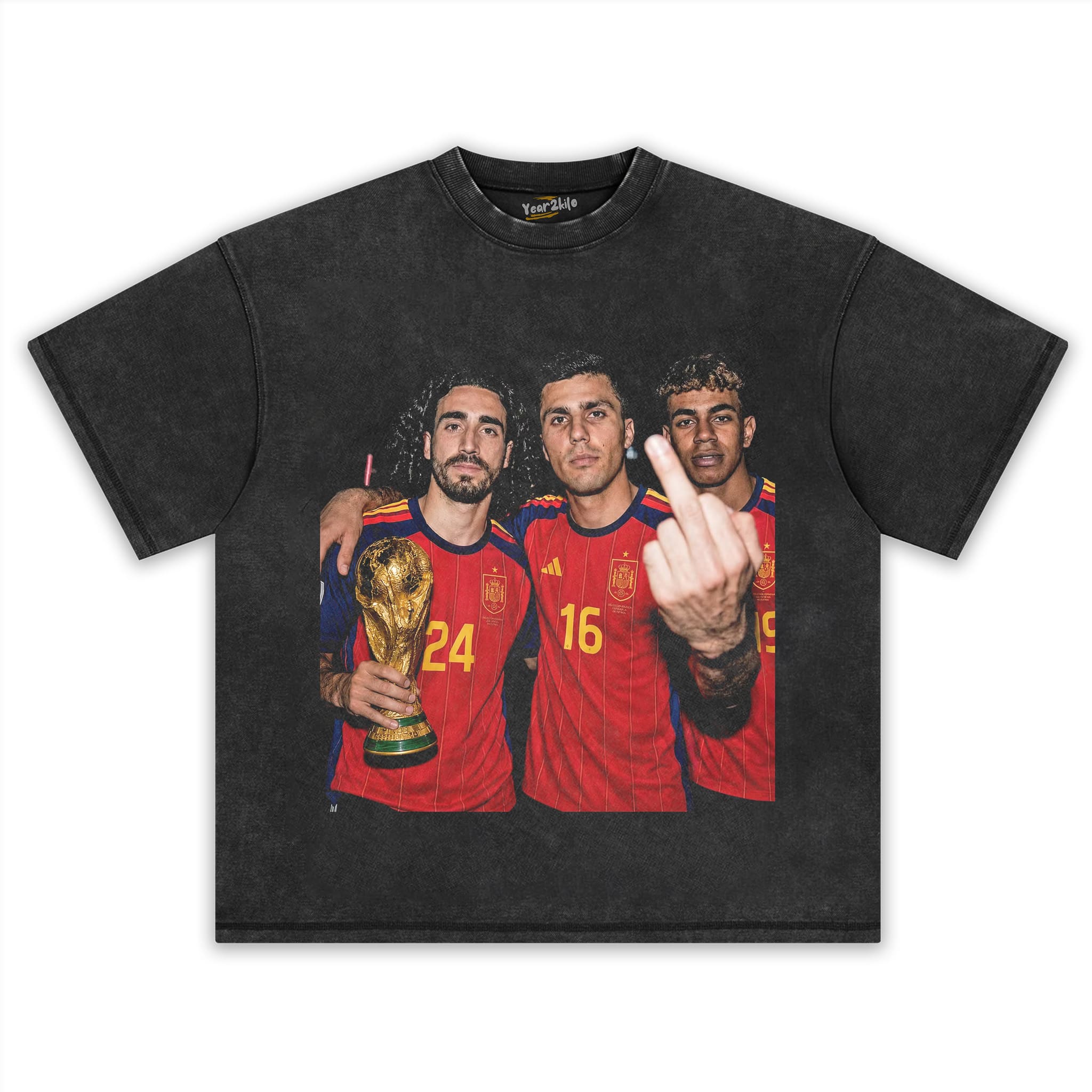 LAMINE YAMAL & MARC CUCURELLA & RODRI FIFA 2026 CHAMPION TANK TOP & TEE & LONG SLEEVE & LAYERED LS & HOODIE