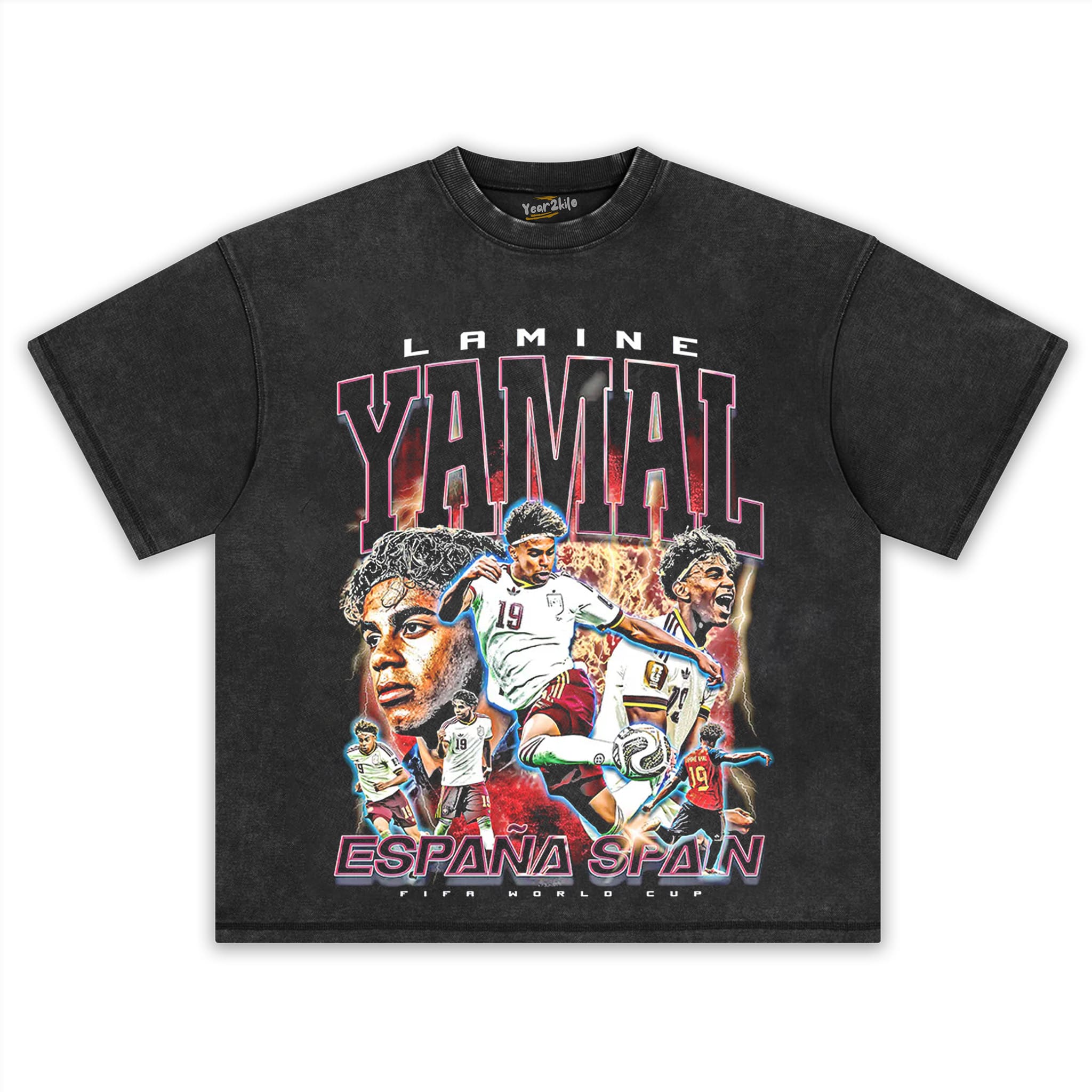 LAMINE YAMAL 'SPAIN FOOTBALL WORLD CUP' LOOK TANK TOP & TEE & LONG SLEEVE & LAYERED LS & HOODIE