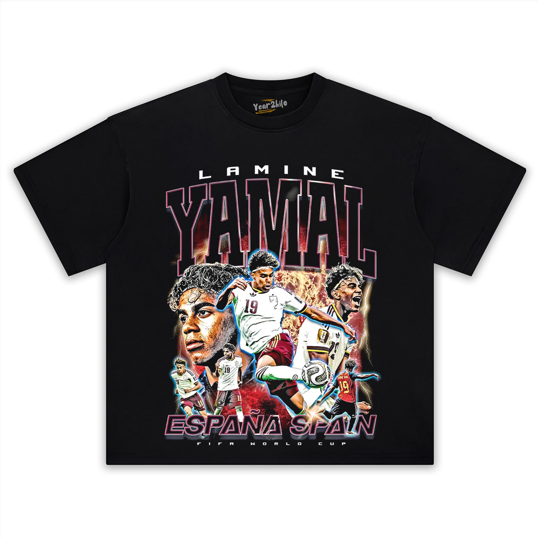 LAMINE YAMAL 'SPAIN FOOTBALL WORLD CUP' LOOK TANK TOP & TEE & LONG SLEEVE & LAYERED LS & HOODIE