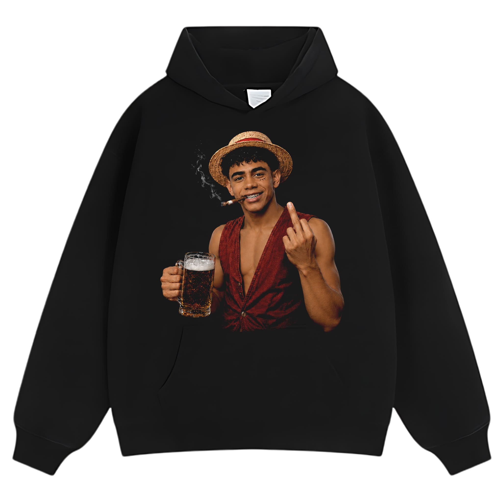LAMINE YAMAL × LUFFY ONE PIECE GRAPHIC V1 TANK TOP & TEE & LONG SLEEVE & LAYERED LS & HOODIE