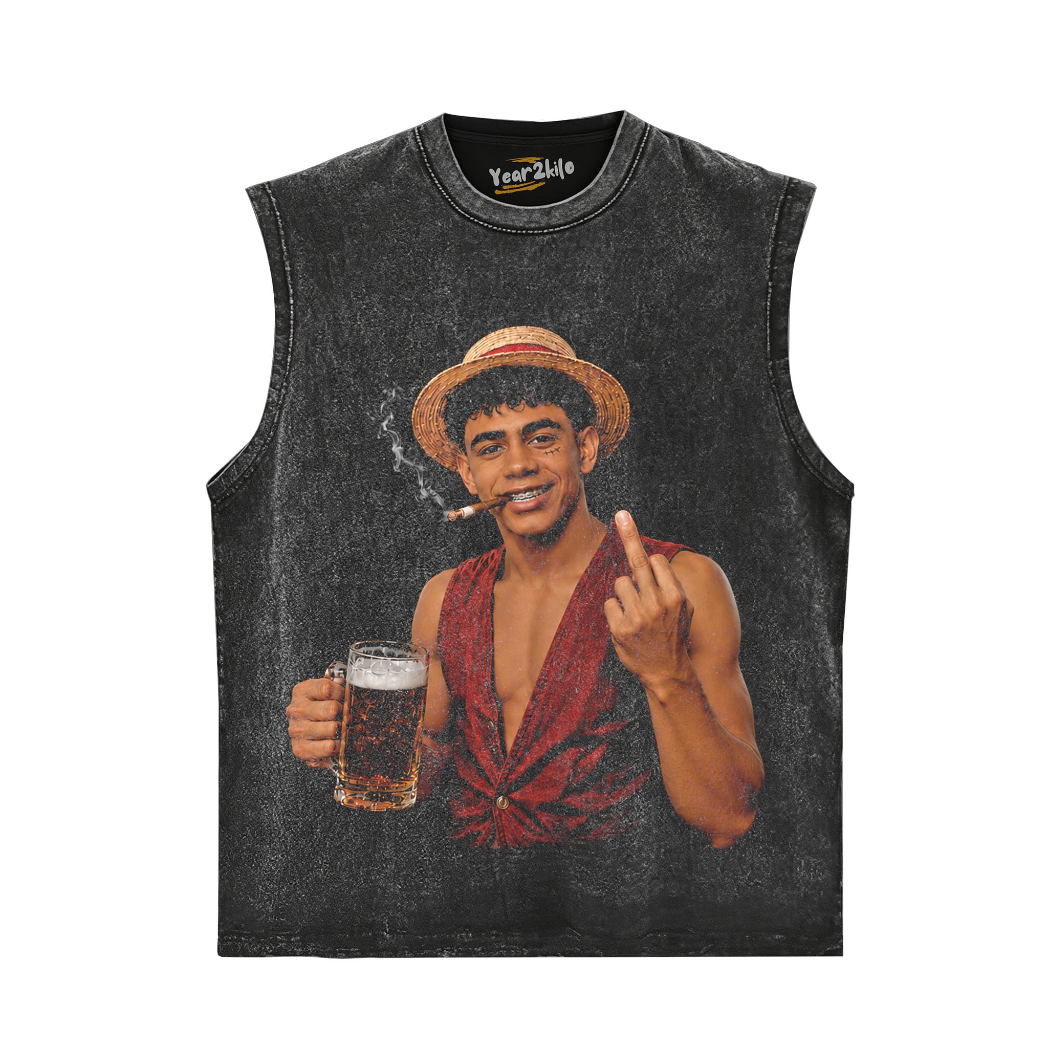 LAMINE YAMAL × LUFFY ONE PIECE GRAPHIC V1 TANK TOP & TEE & LONG SLEEVE & LAYERED LS & HOODIE