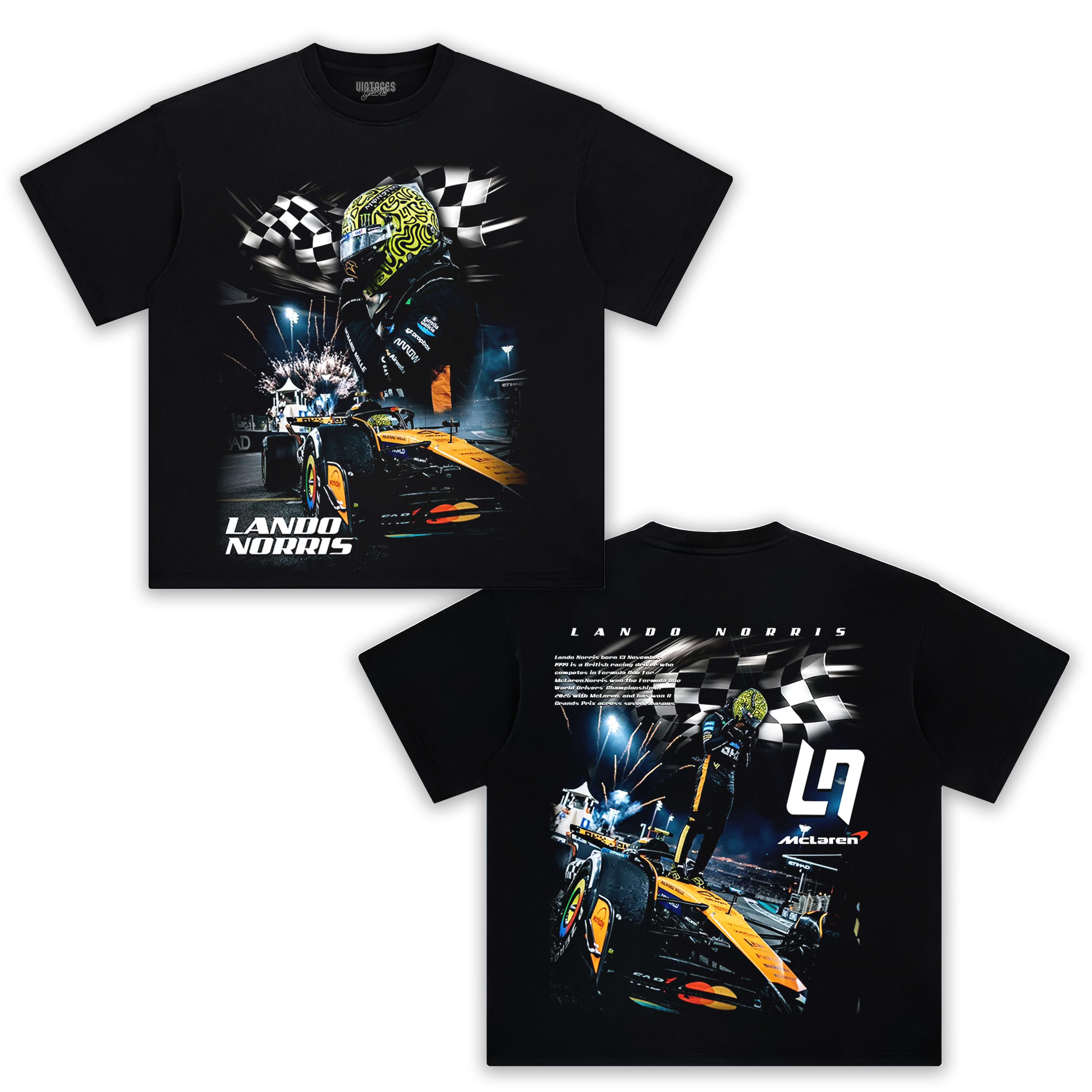 LANDO NORRIS 2025 WORLD CHAMPION TEE