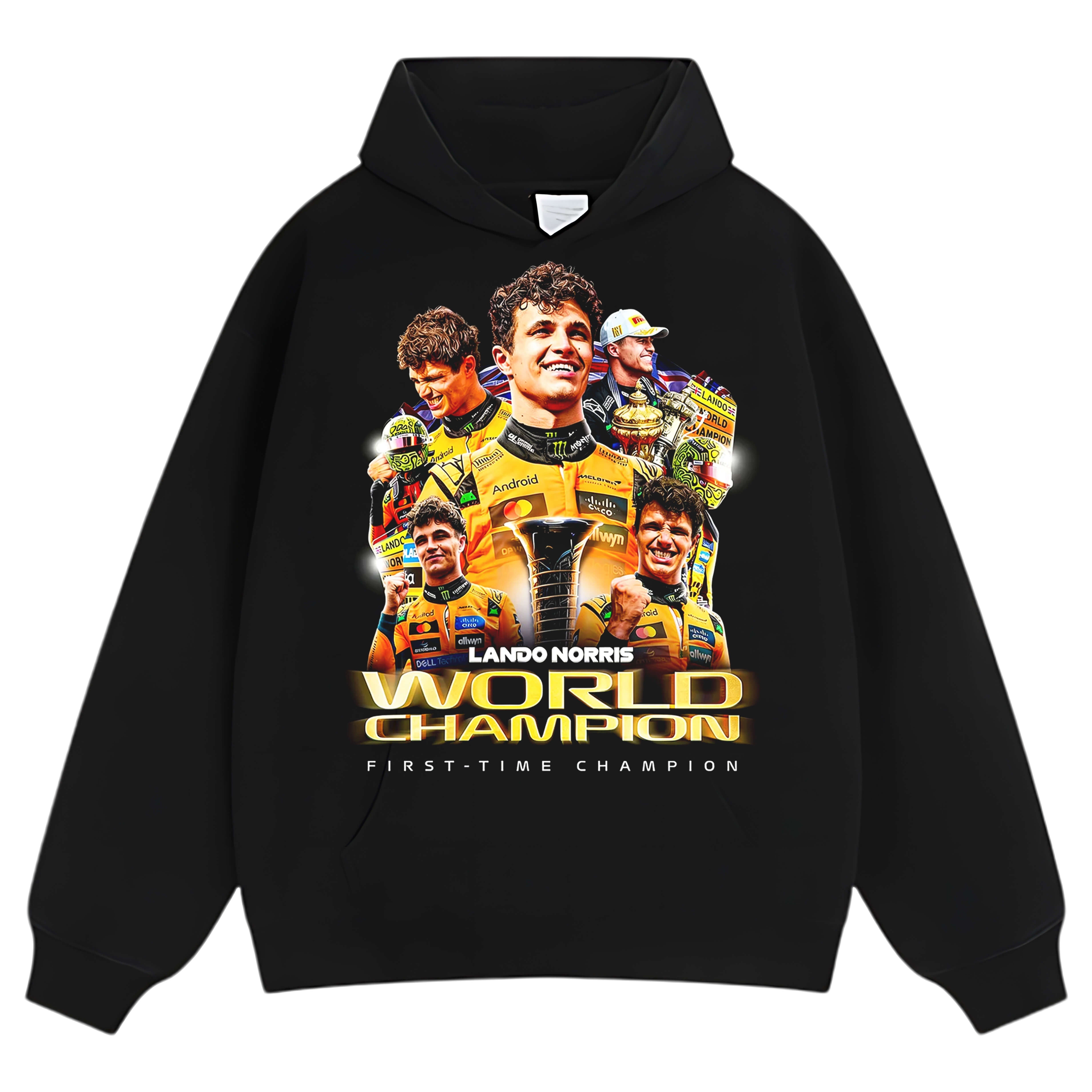 LANDO NORRIS 2025 WORLD CHAMPION V3 TEE & LS & HOODIE