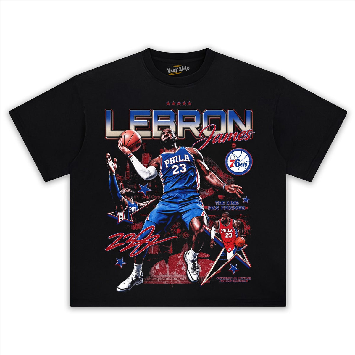 LEBRON X 76ERS TANK TOP & TEE & LONG SLEEVE & LAYERED LS & HOODIE