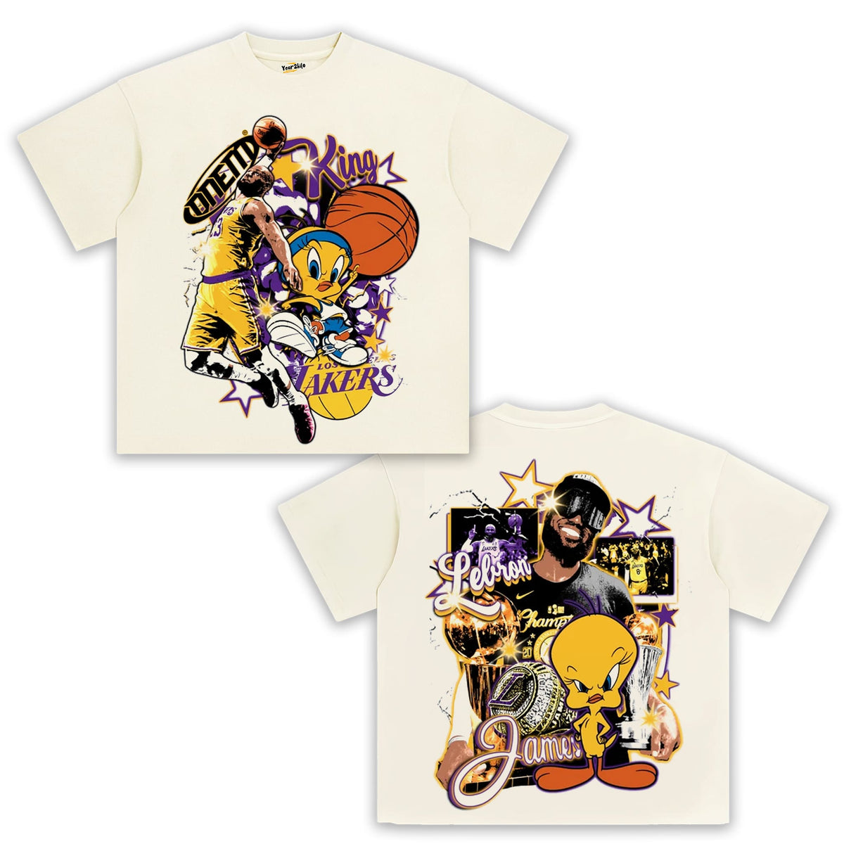 LEBRON X TWEETY BIRD TANK TOP & TEE & LONG SLEEVE & LAYERED LS & HOODIE