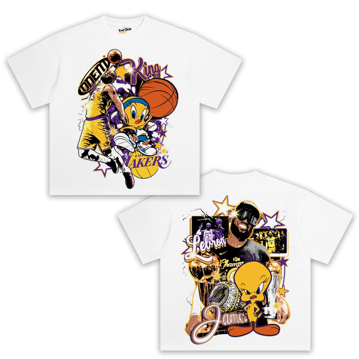 LEBRON X TWEETY BIRD TANK TOP & TEE & LONG SLEEVE & LAYERED LS & HOODIE