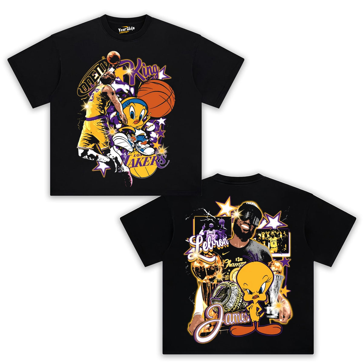 LEBRON X TWEETY BIRD TANK TOP & TEE & LONG SLEEVE & LAYERED LS & HOODIE