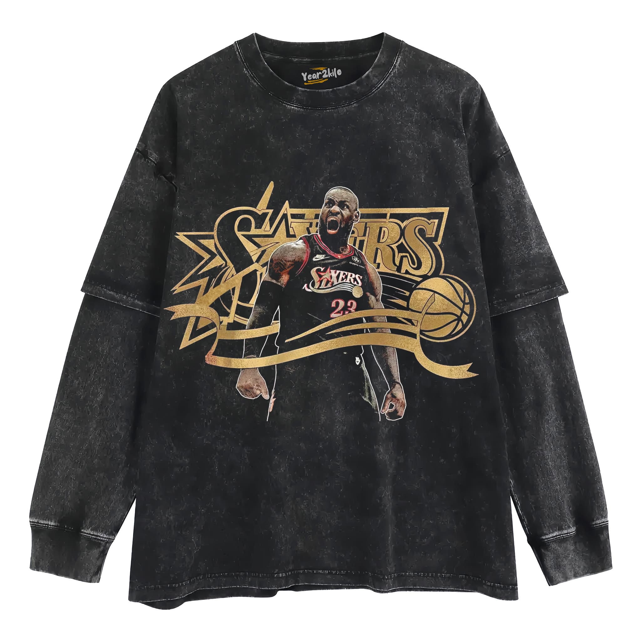 LEBRON JAMES 76ERS V12 TANK TOP & TEE & LONG SLEEVE & LAYERED LS & HOODIE