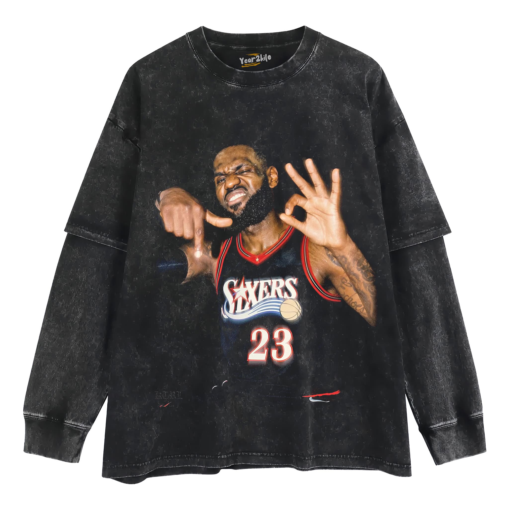 LEBRON JAMES 76ERS V14 TANK TOP & TEE & LONG SLEEVE & LAYERED LS & HOODIE